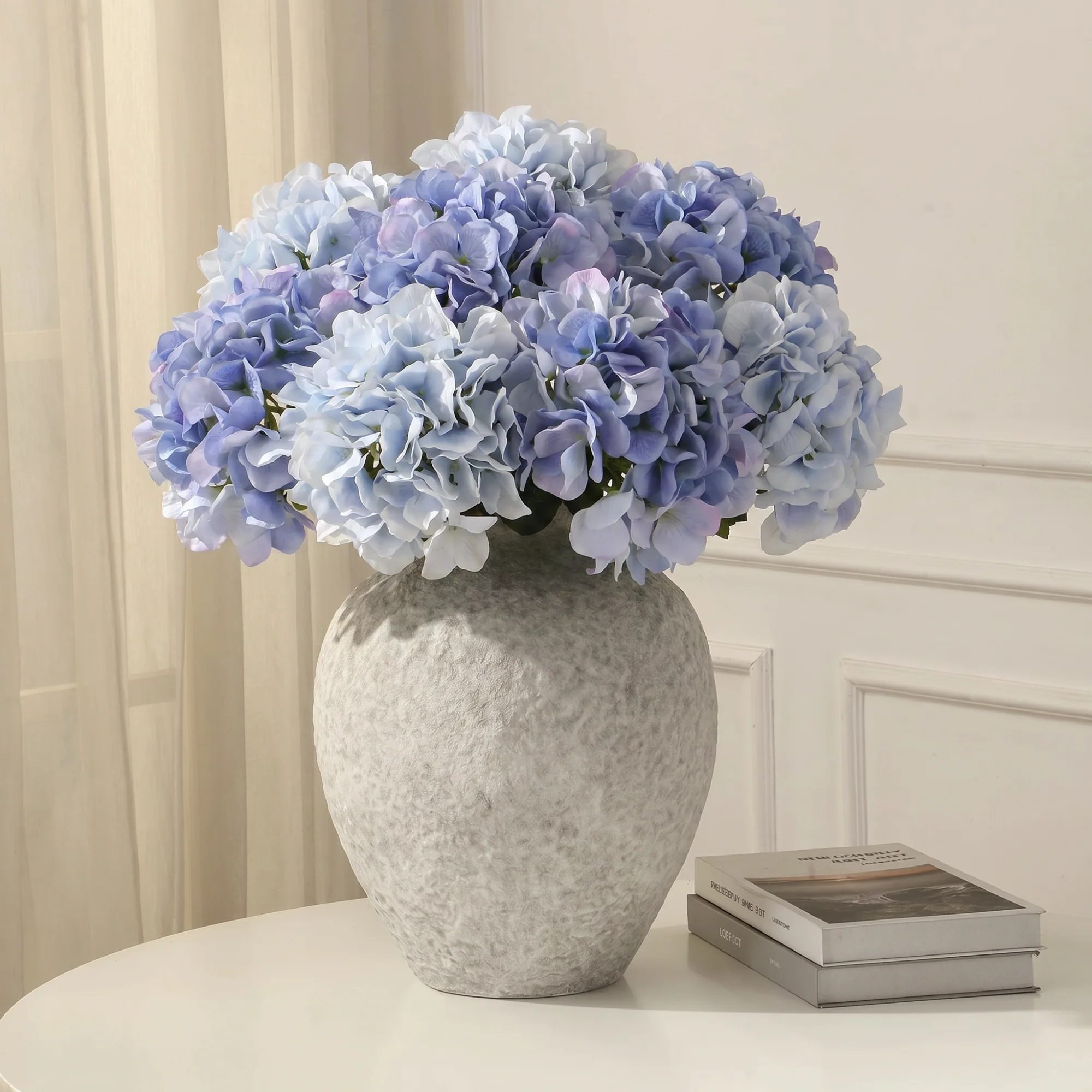 Bouquet d’Hortensia bleu 9 tiges