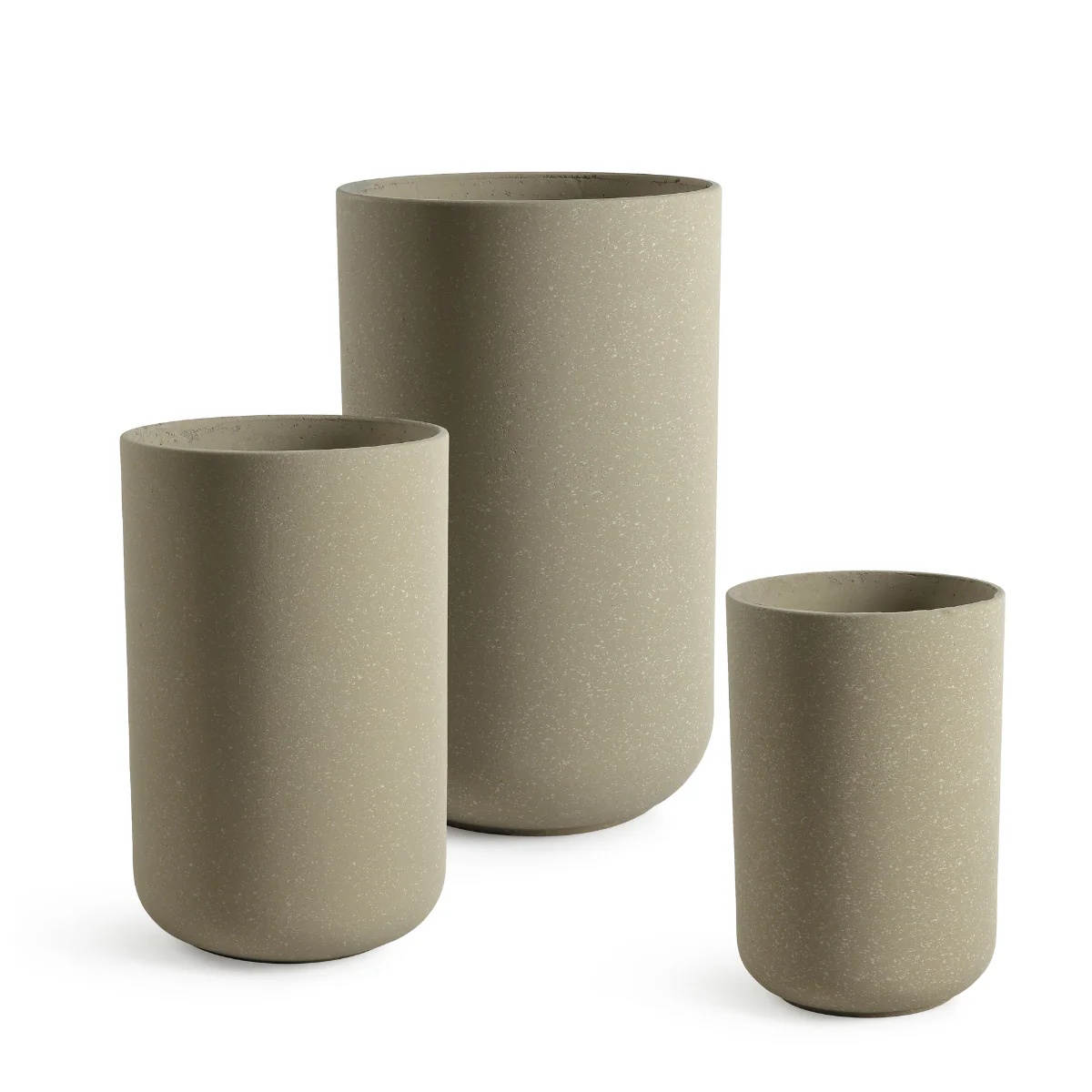 3 Cache-Pots Terra allongés