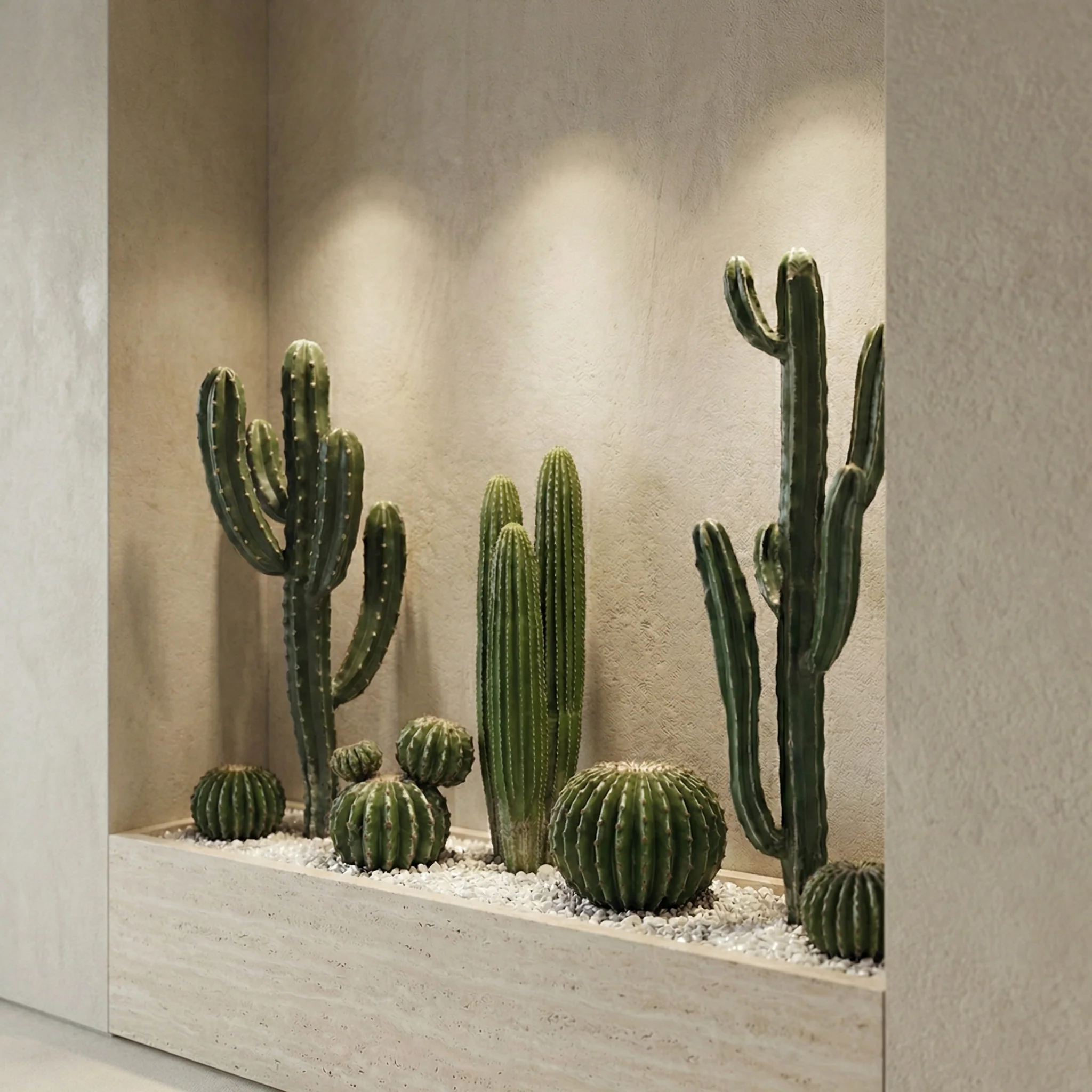 Cactus rond en pot 32 cm - Image 3