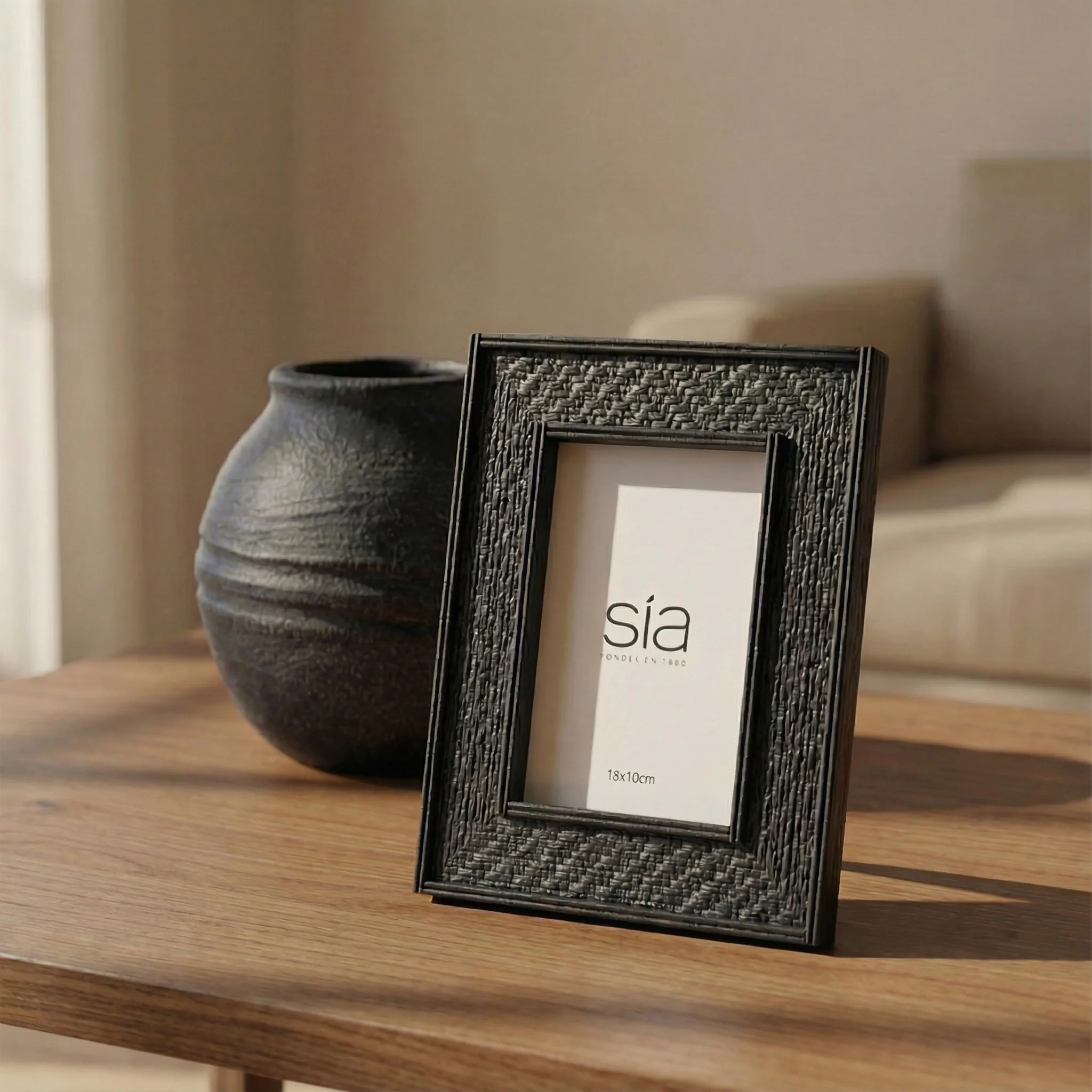 Cadre Photo Canopy en pin noir 13x18 - Image 2
