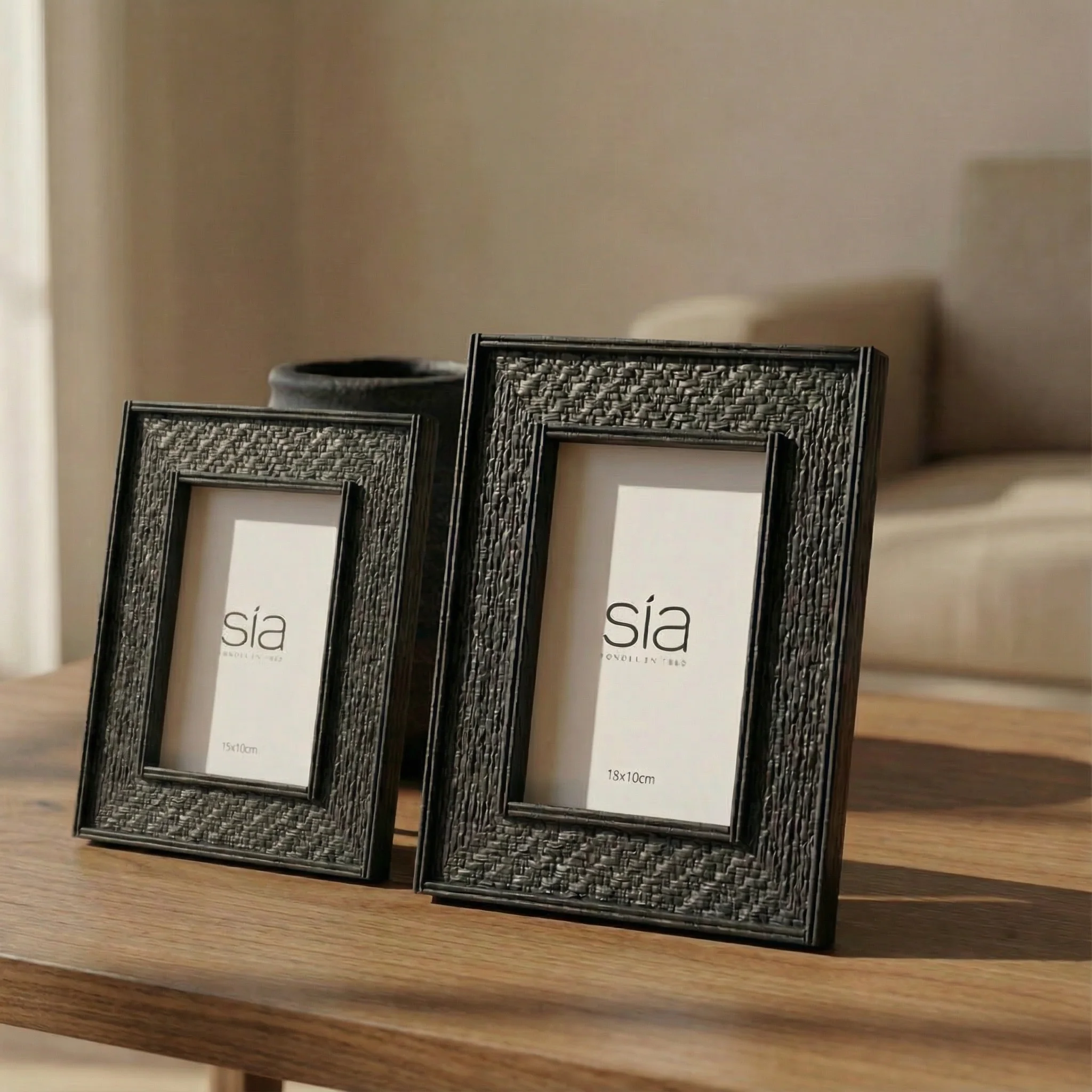 Cadre Photo Canopy en pin noir 13x18 - Image 6