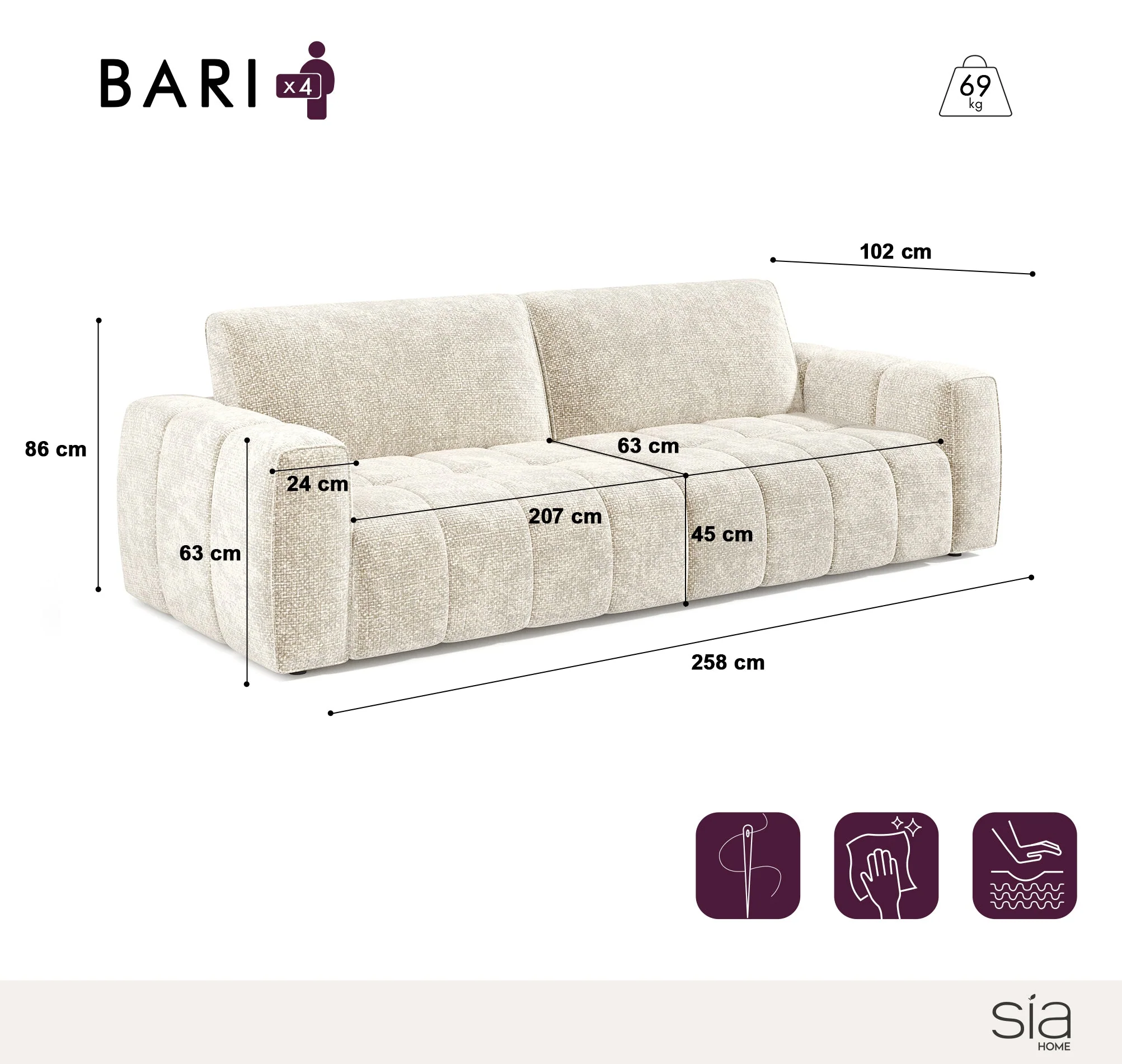 Canapé Bari - Image 4