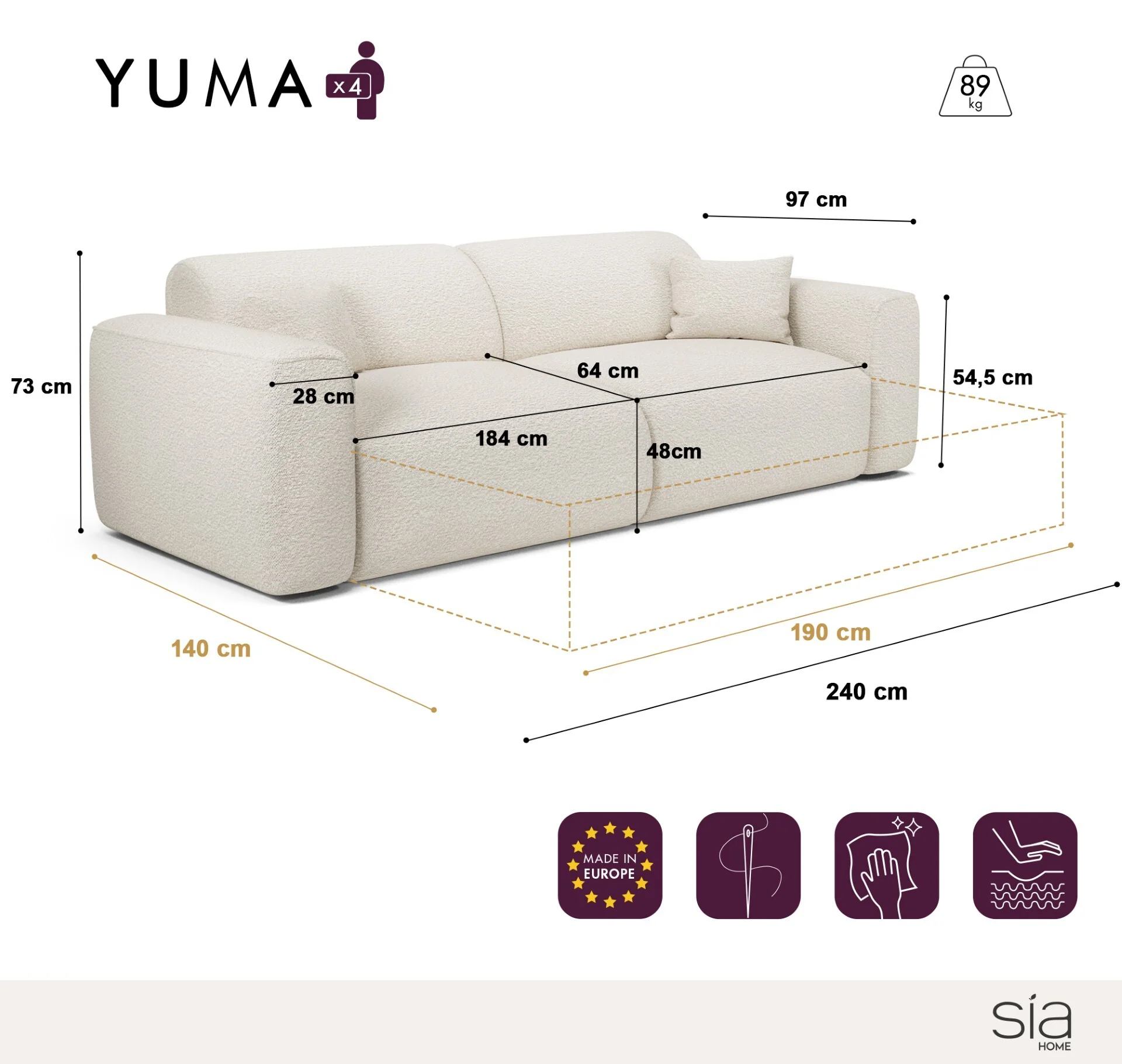 Canapé Convertible Yuma - Image 7