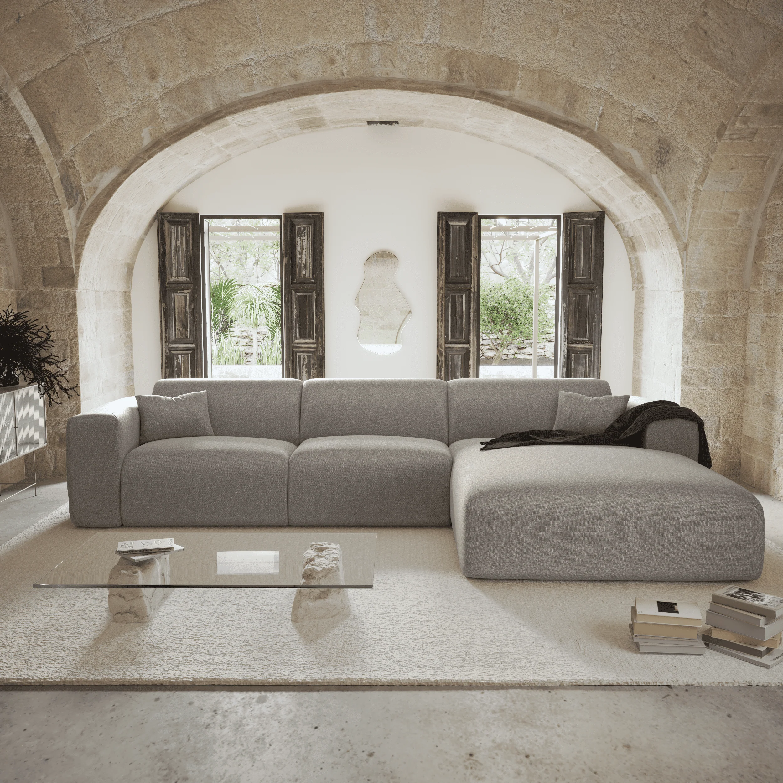 Canapé Convertible Angle Droit Myra - Image 17
