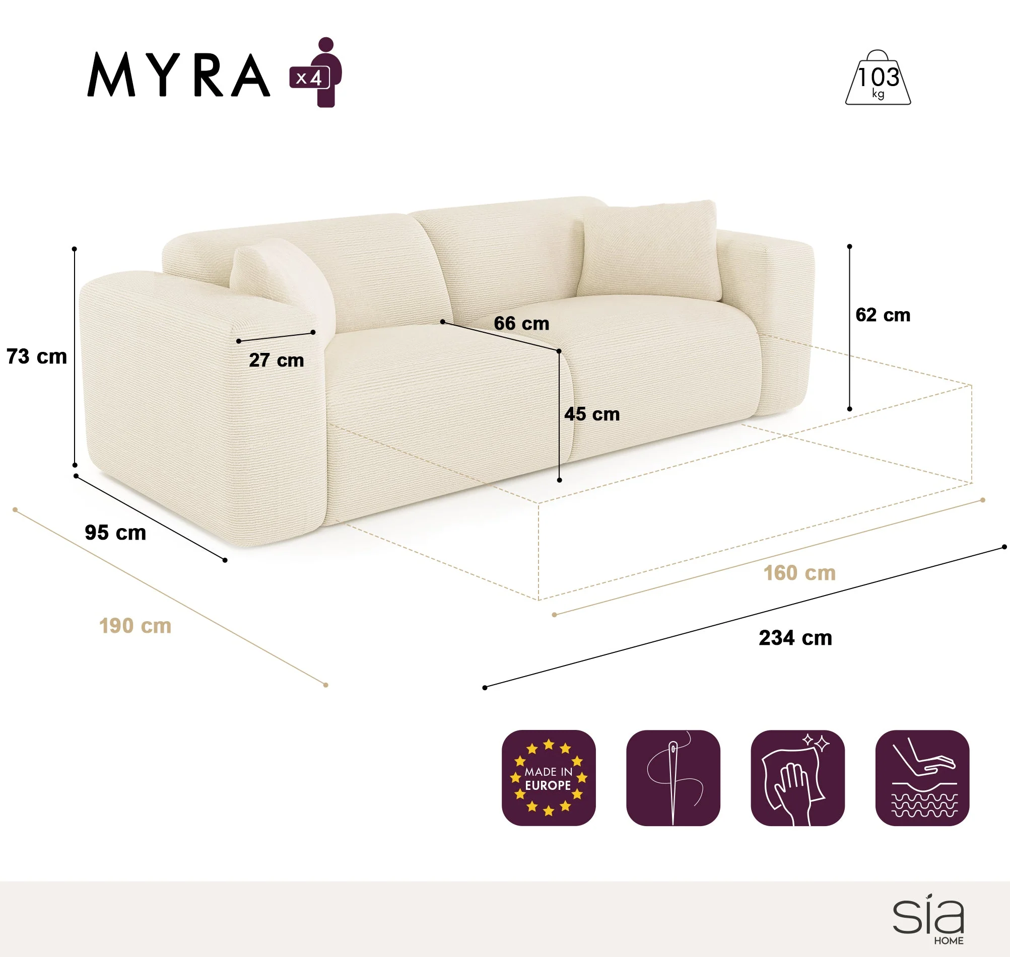 Canapé Convertible Myra - Image 7