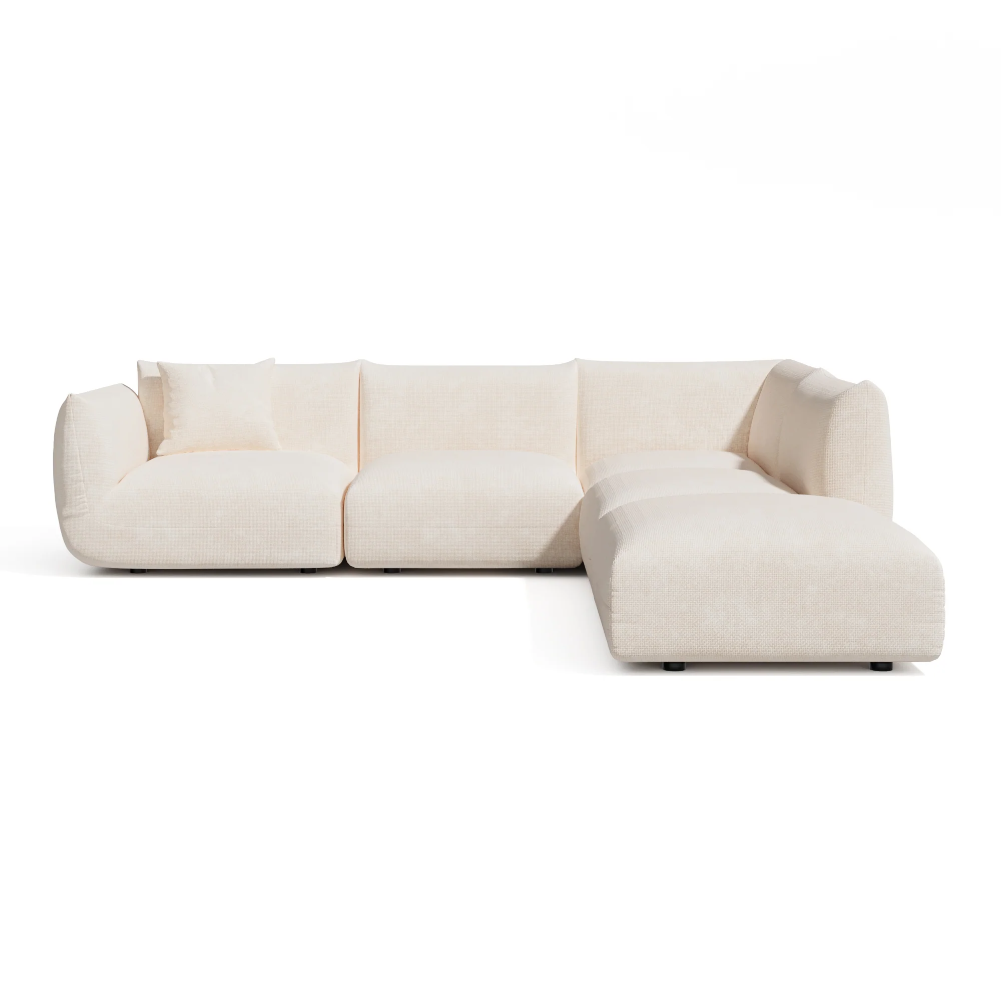 Canapé grand angle droit modulable 7 places Nooma - Image 3