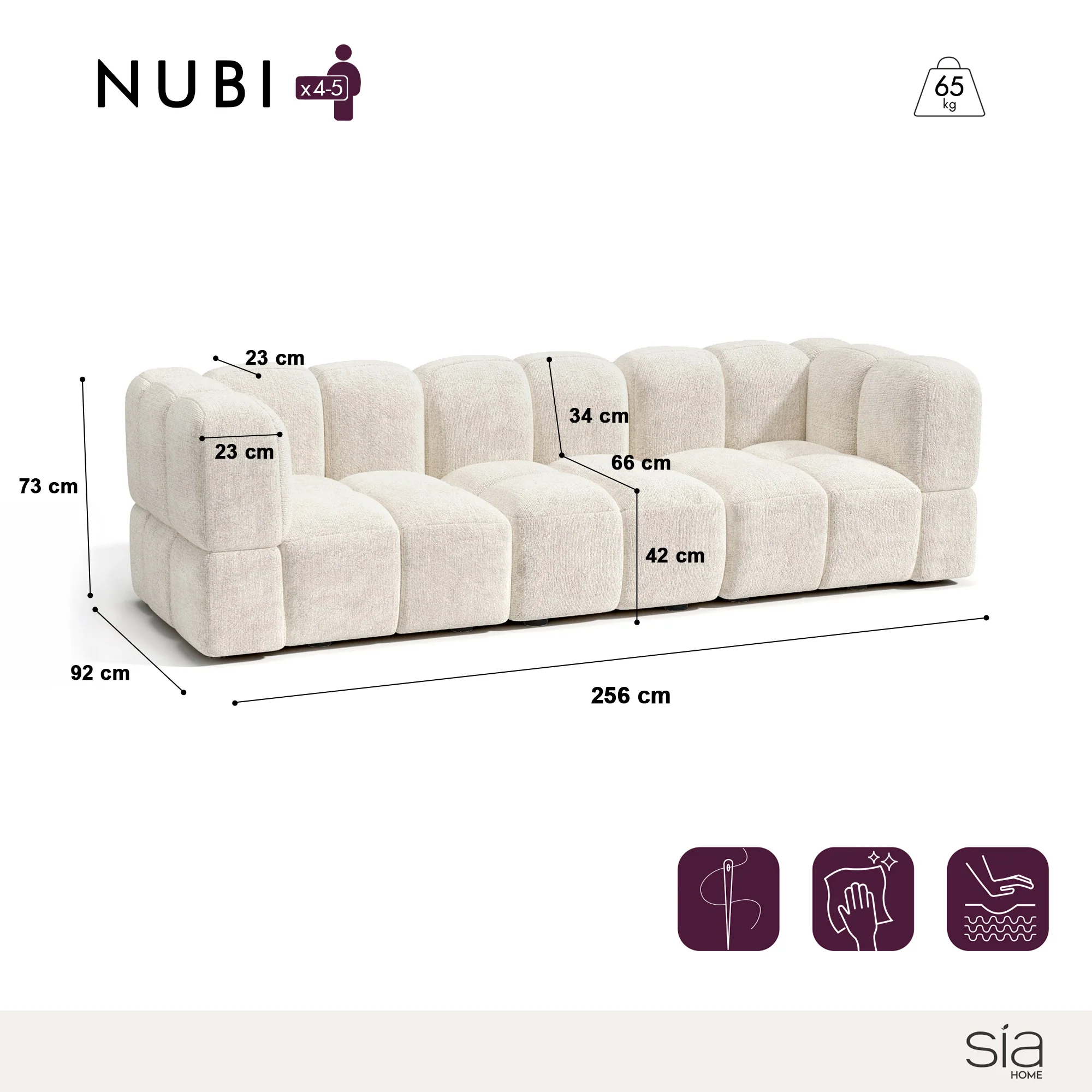 Canapé modulable NUBI - Image 3