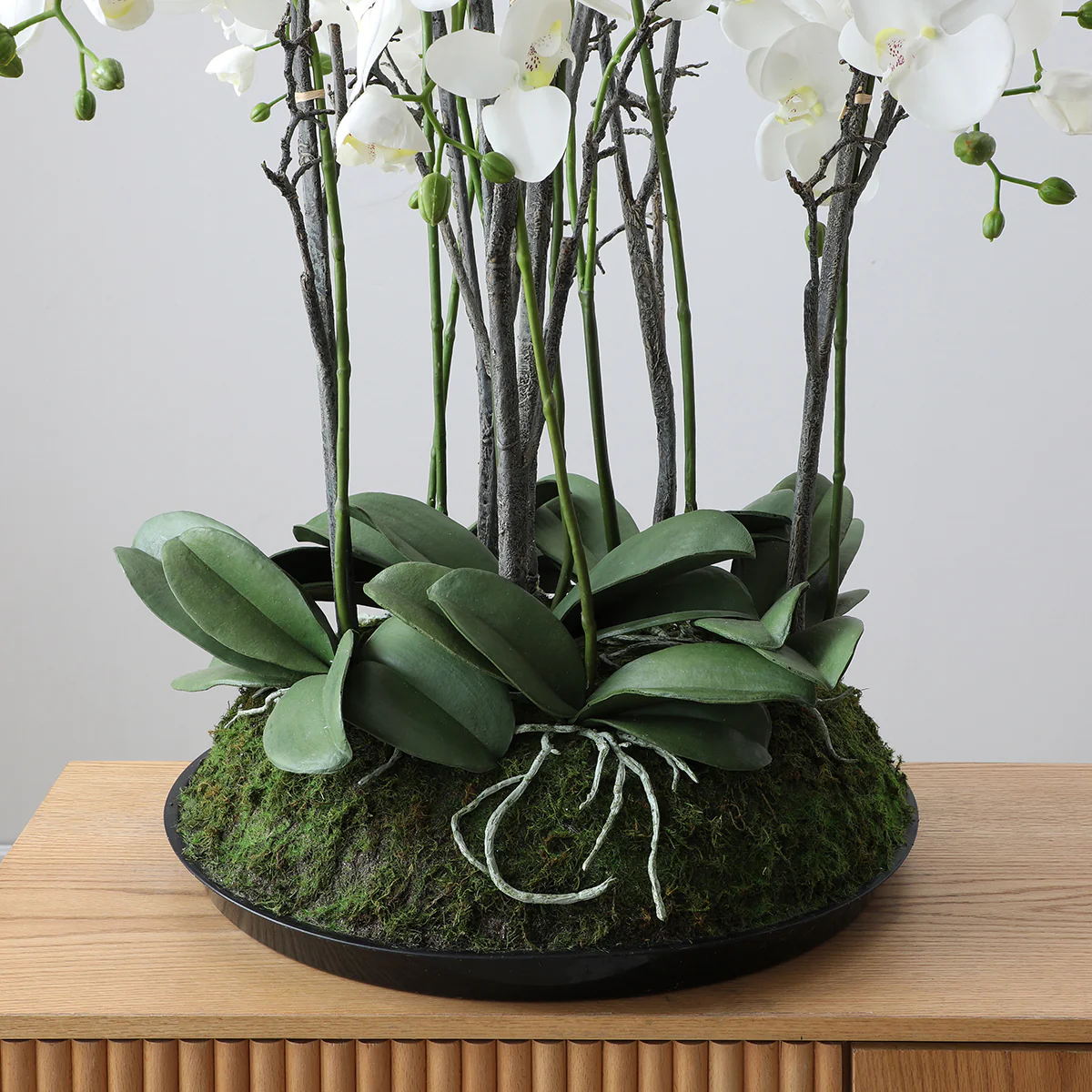 Composition d'Orchidée Artificielle avec mousse 90cm - Image 5