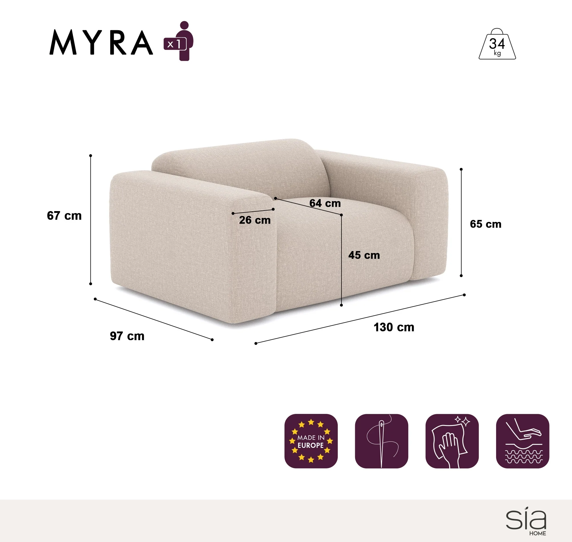 Fauteuil Myra - Image 12