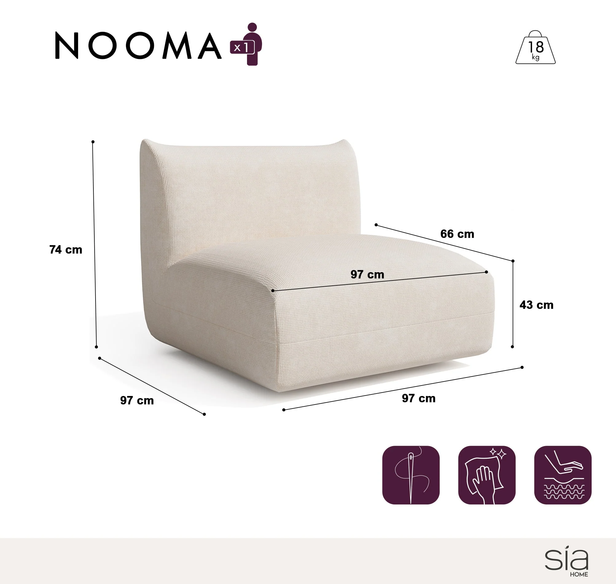 Fauteuil Nooma - Image 4