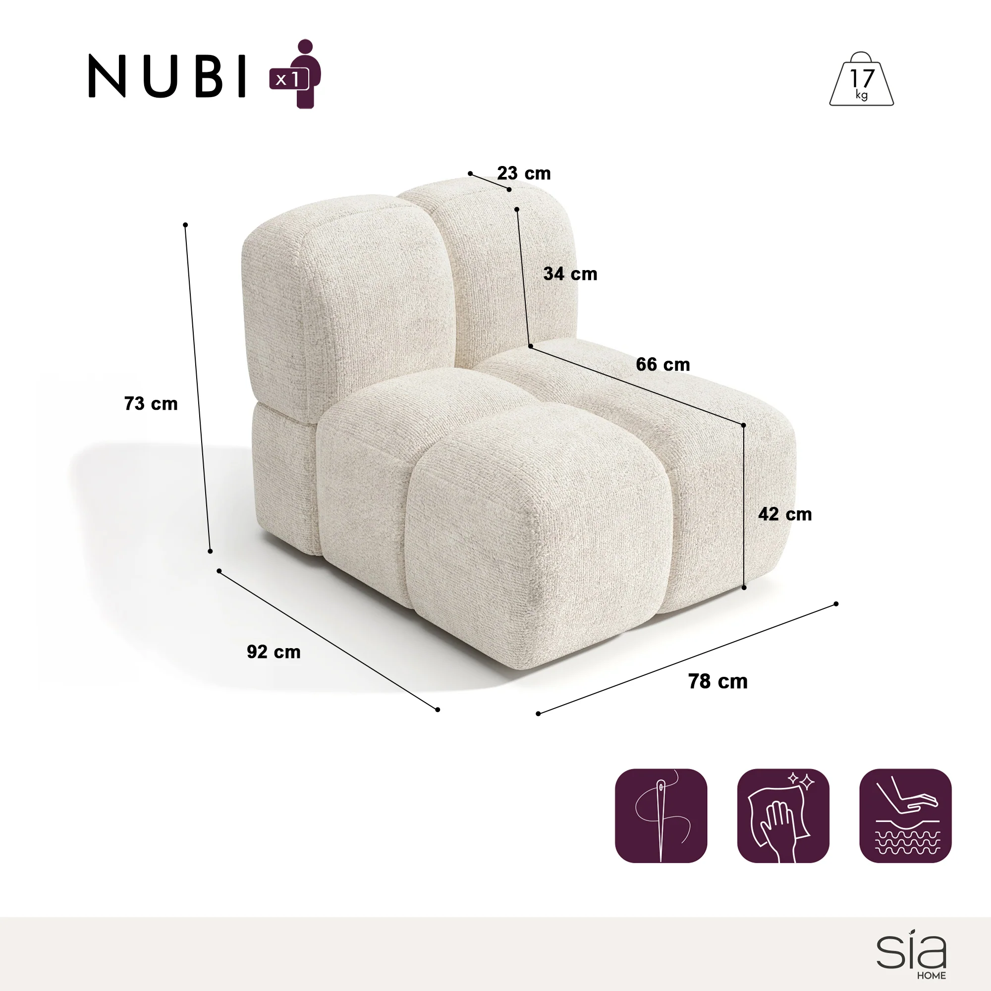 Fauteuil NUBI - Image 3