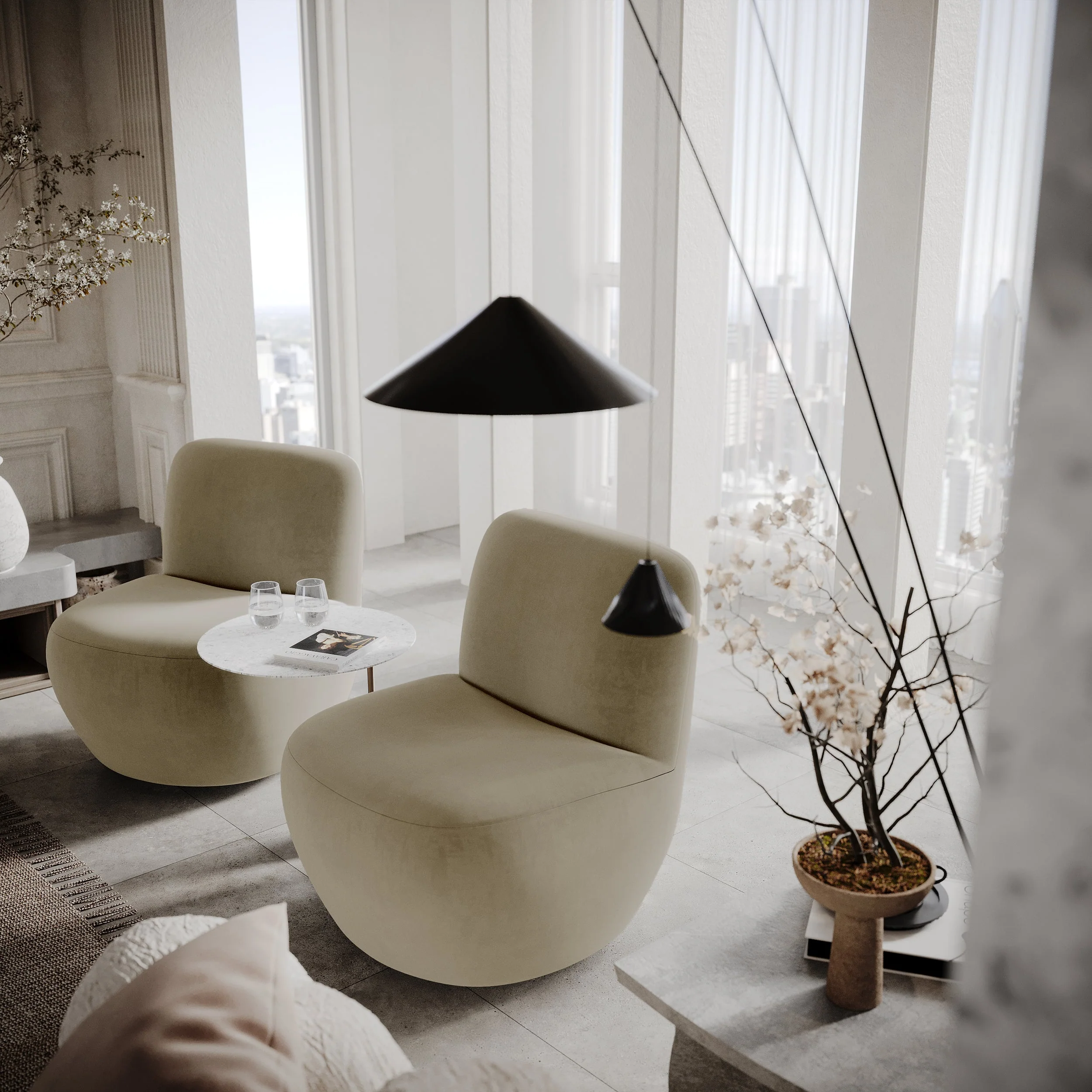 Fauteuil pivotant Jena - Image 3