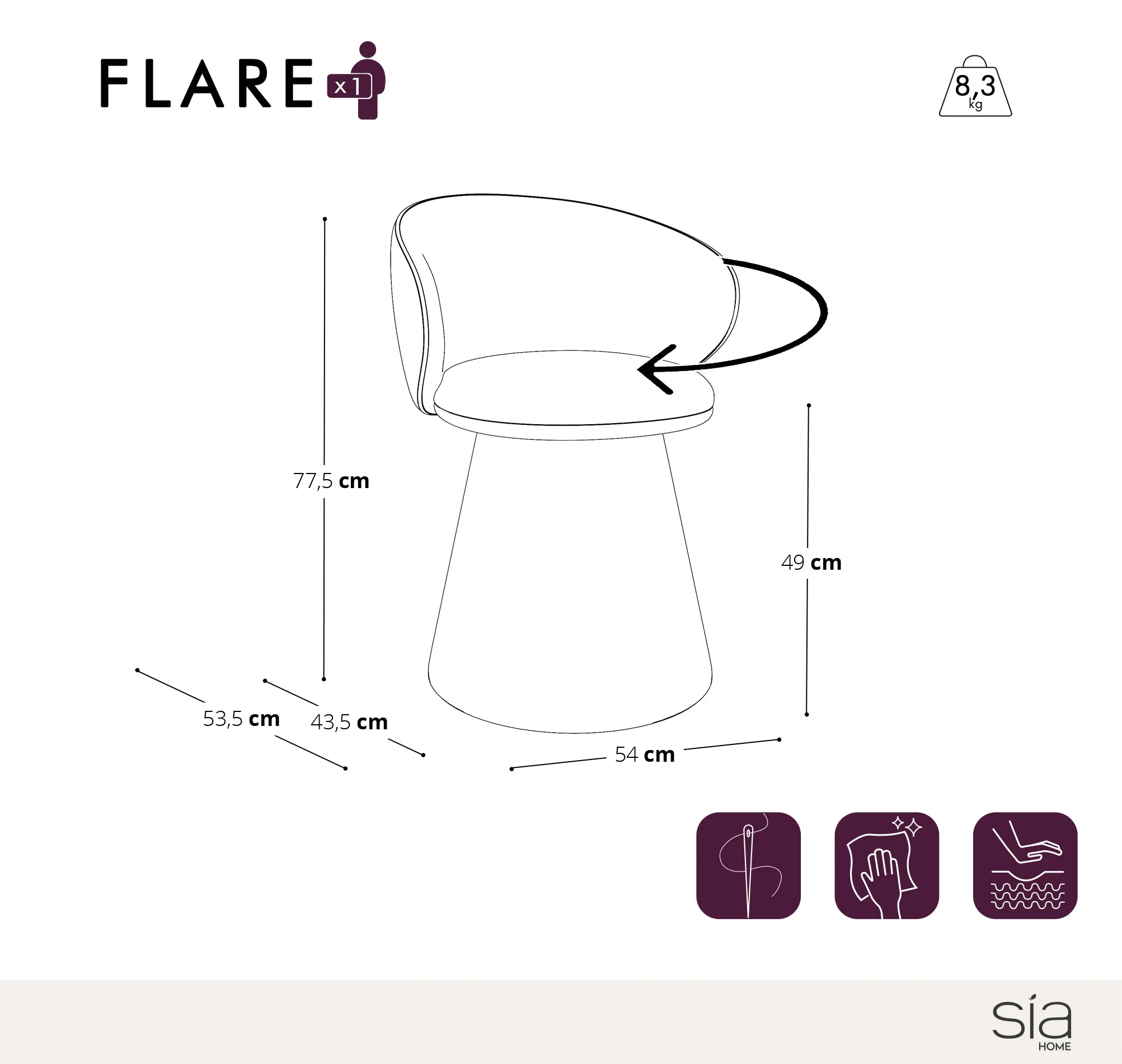 Fauteuil Flare - Image 6