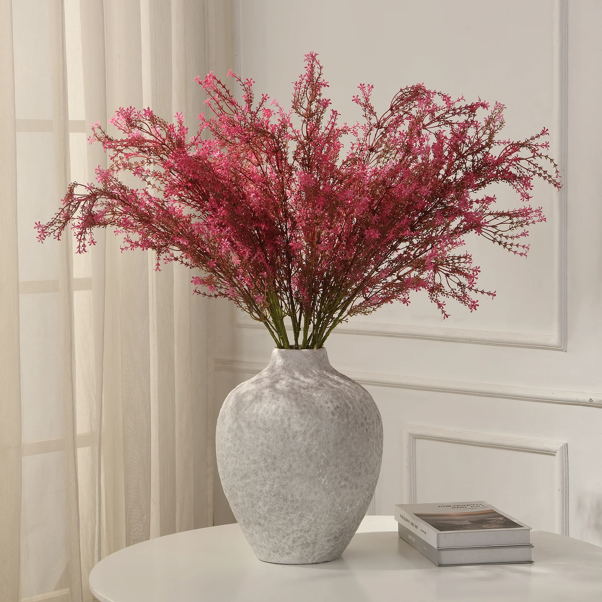 Feuillage avec petites fleurs 92 cm - Image 11