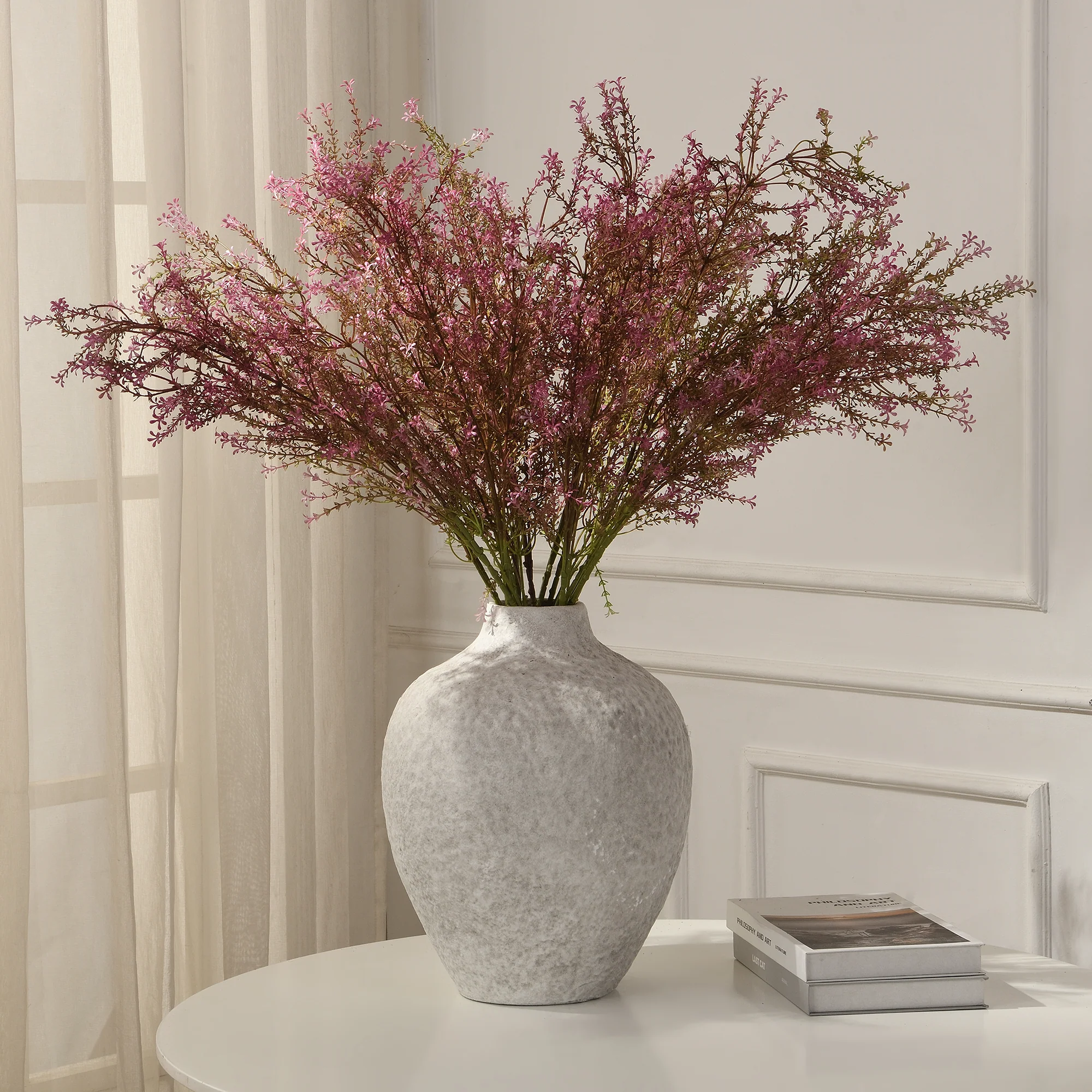 Feuillage avec petites fleurs 92 cm - Image 8