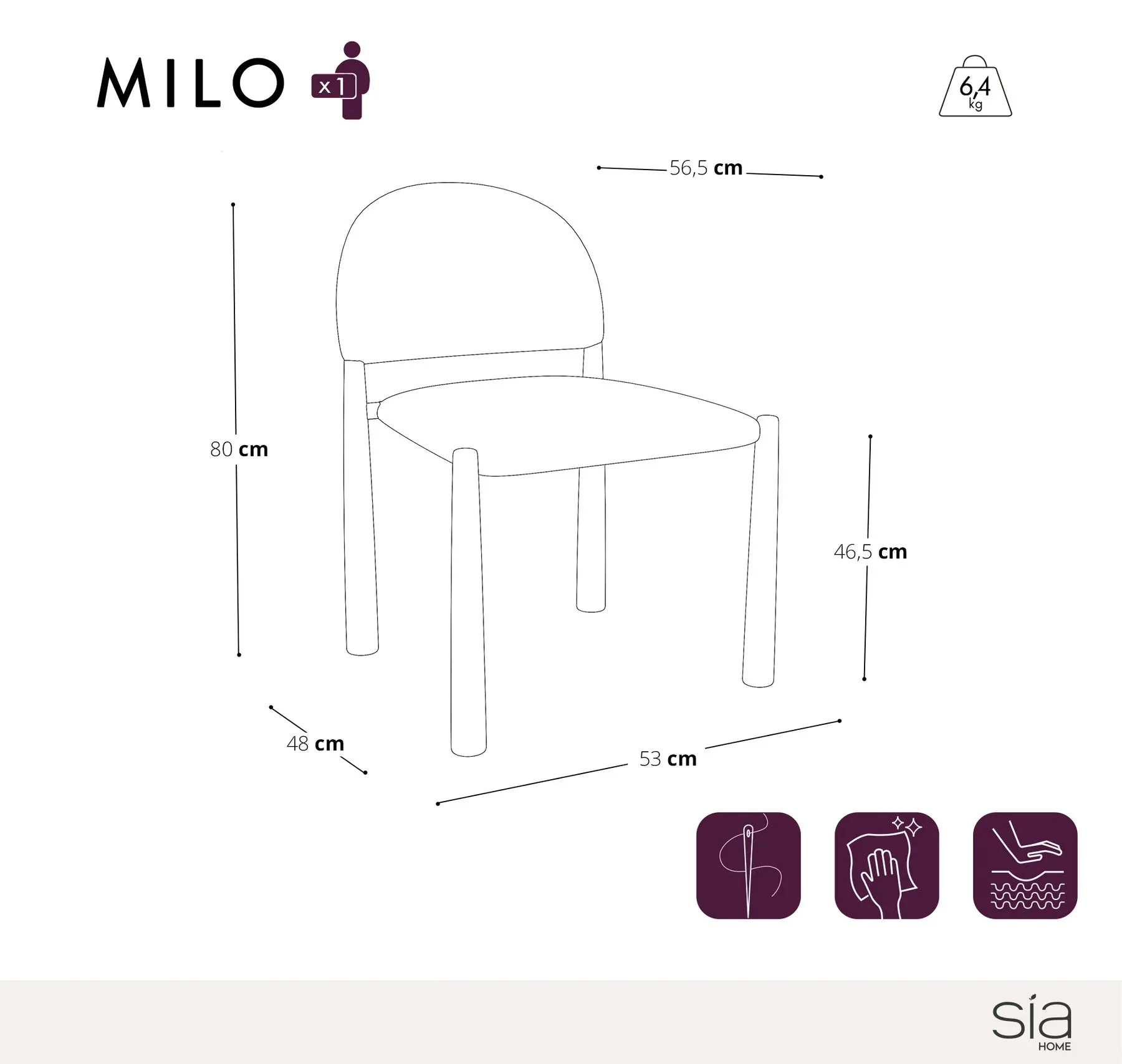 Chaises Milo - Image 6