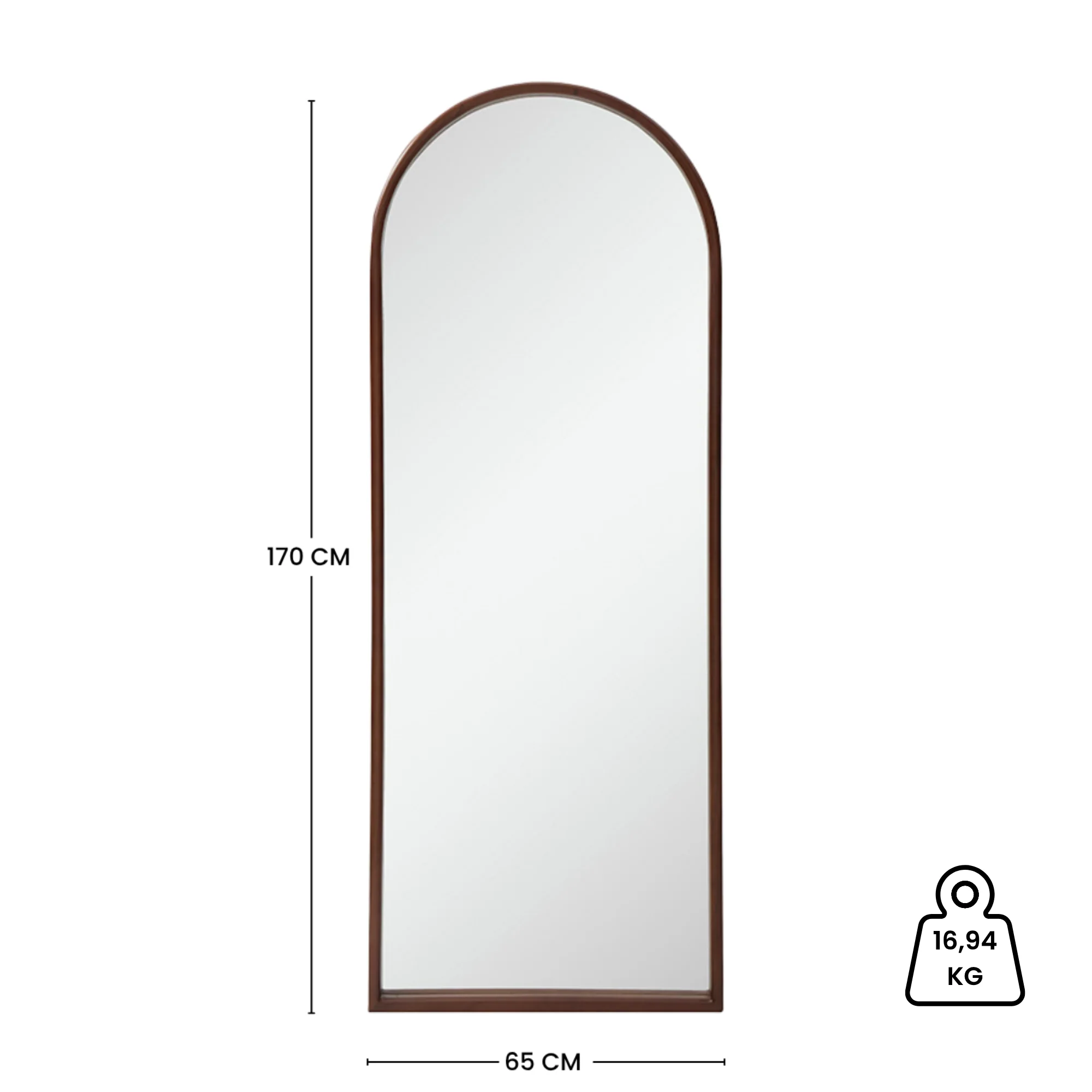 Miroir portrait Melin 65x170 cm - Image 6