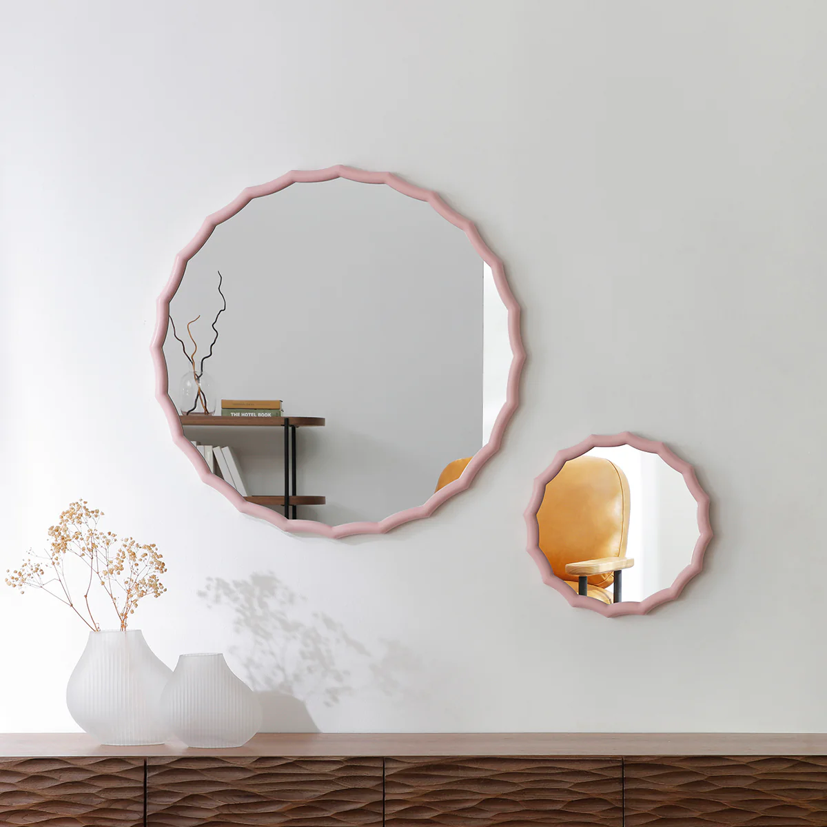 Miroir rond Ondine 76cm - Image 3