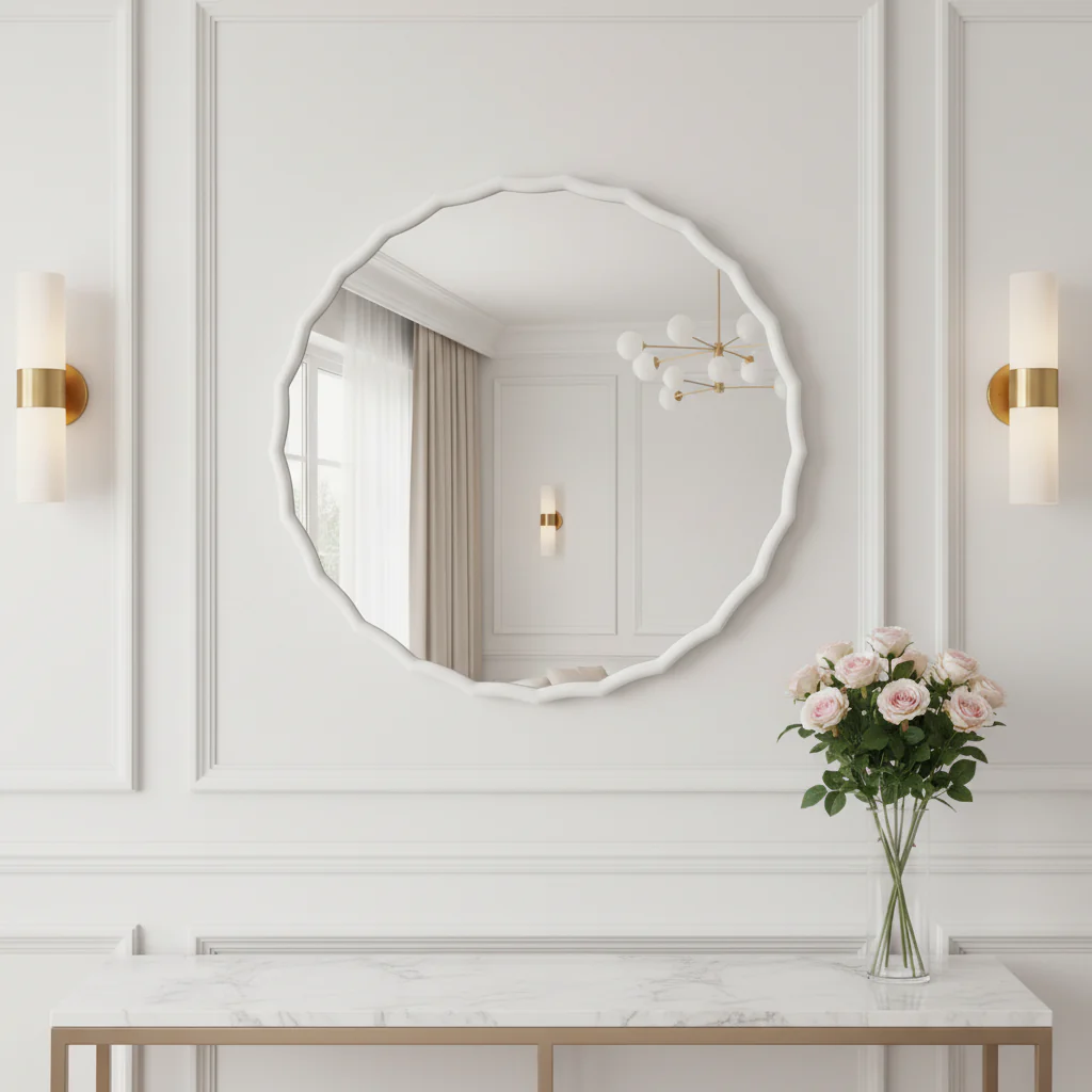 Miroir rond Ondine 76cm - Image 7
