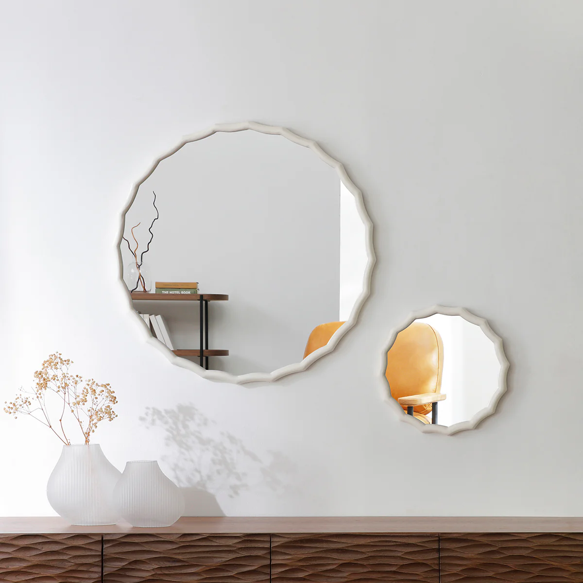 Miroir rond Ondine 76cm - Image 9