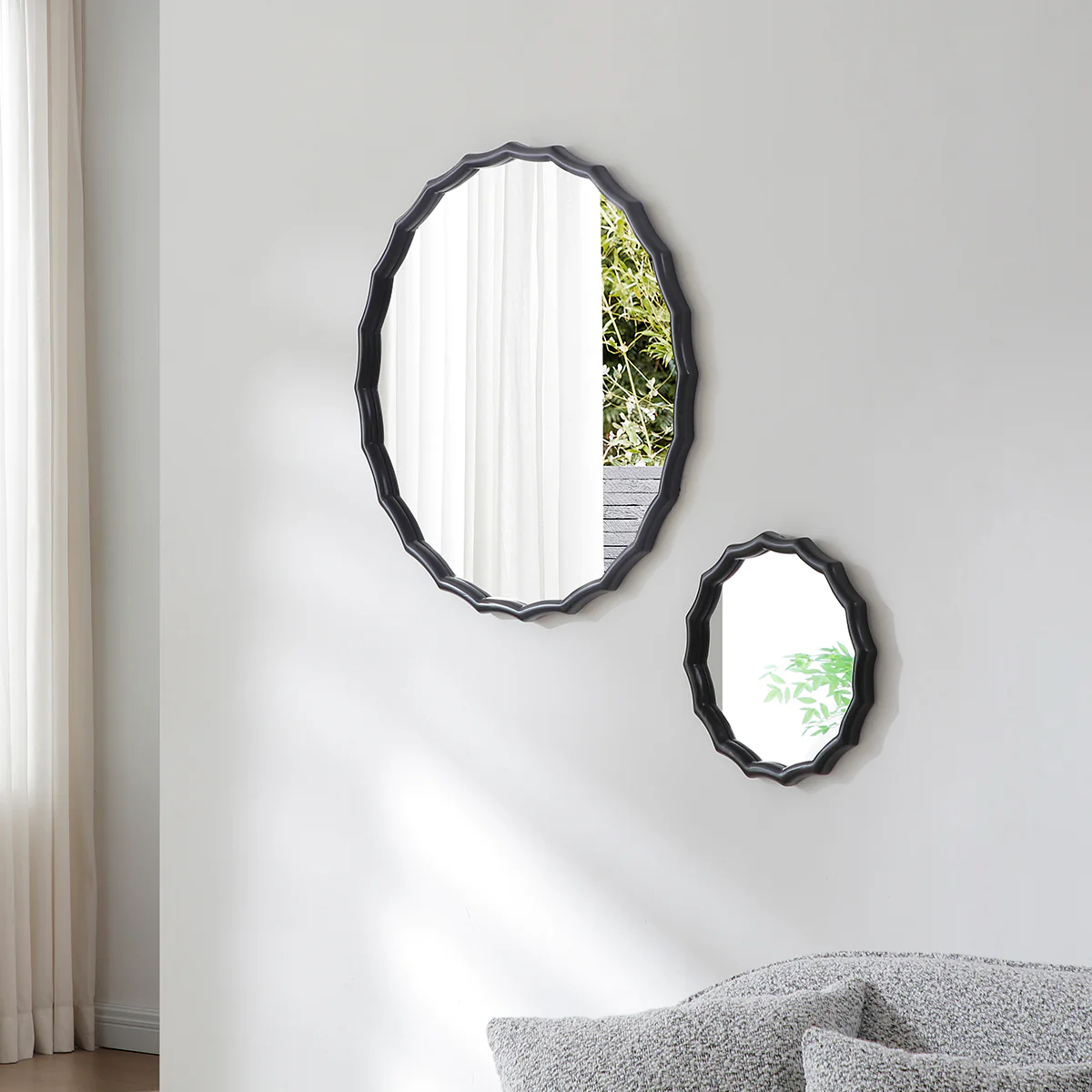 Miroir rond Ondine 38cm - Image 9