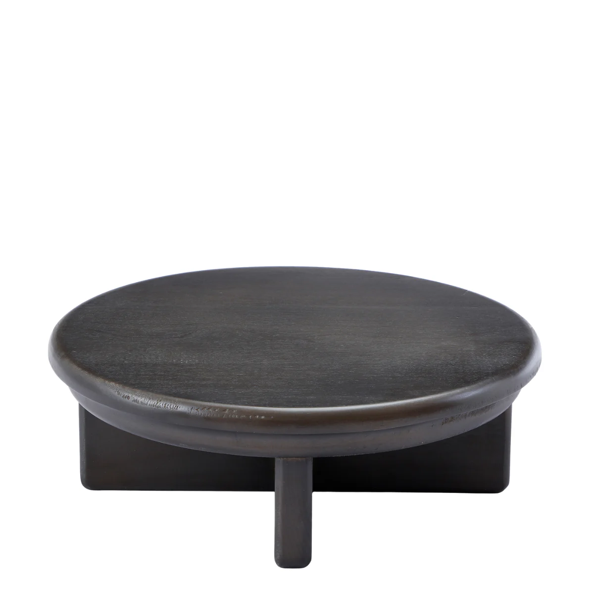 Plateau décoratif rond sur pieds Milo