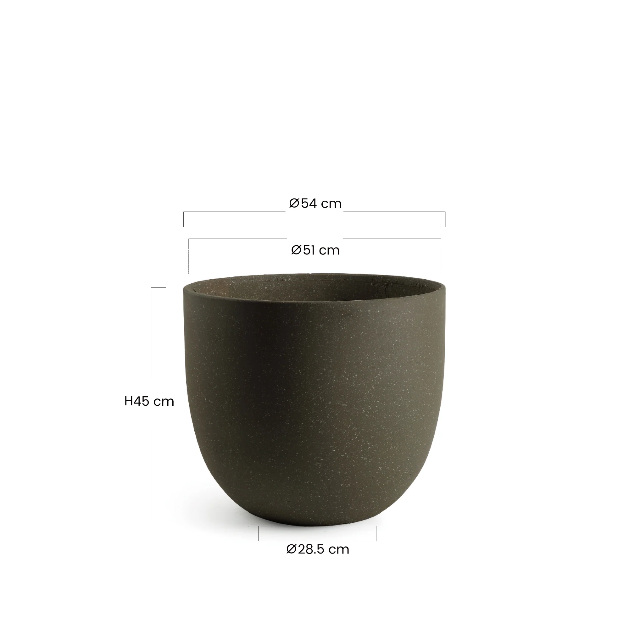 Cache-Pot Terra arrondi 45 cm - Image 35