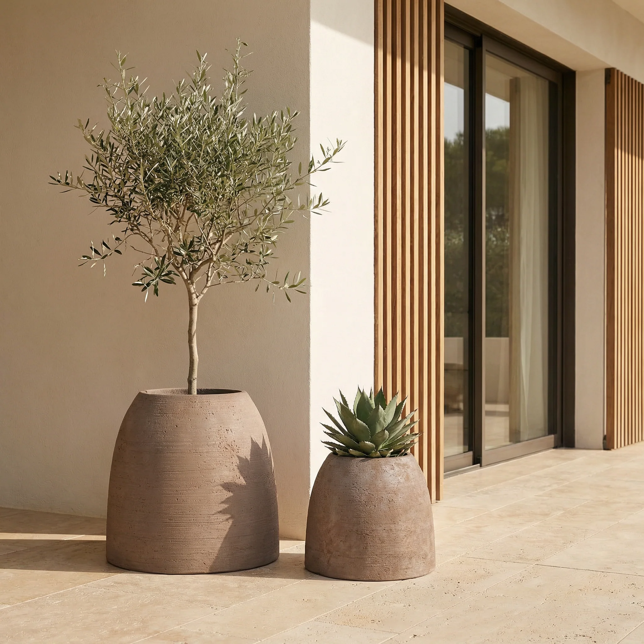 Cache-Pot Zen arrondi 33 cm - Image 2