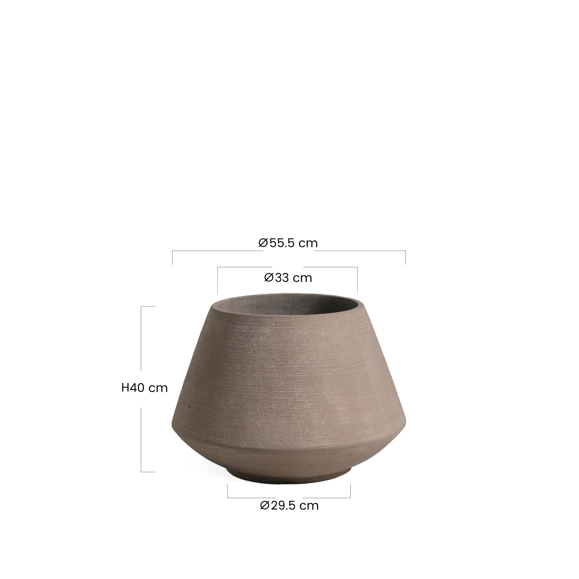 Cache-Pot Zen conique 40 cm - Image 12