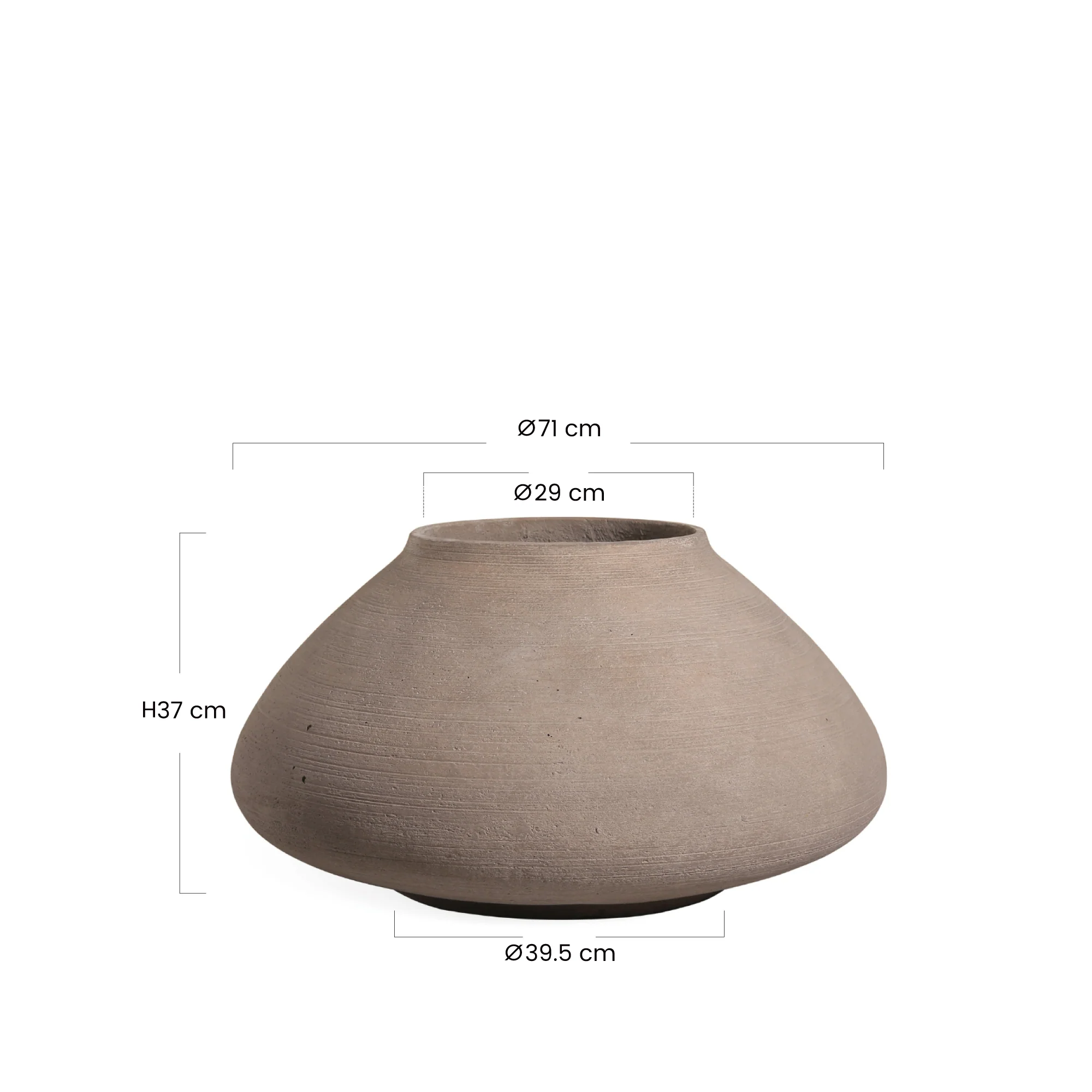 Cache-Pot Zen évasé 37 cm - Image 12