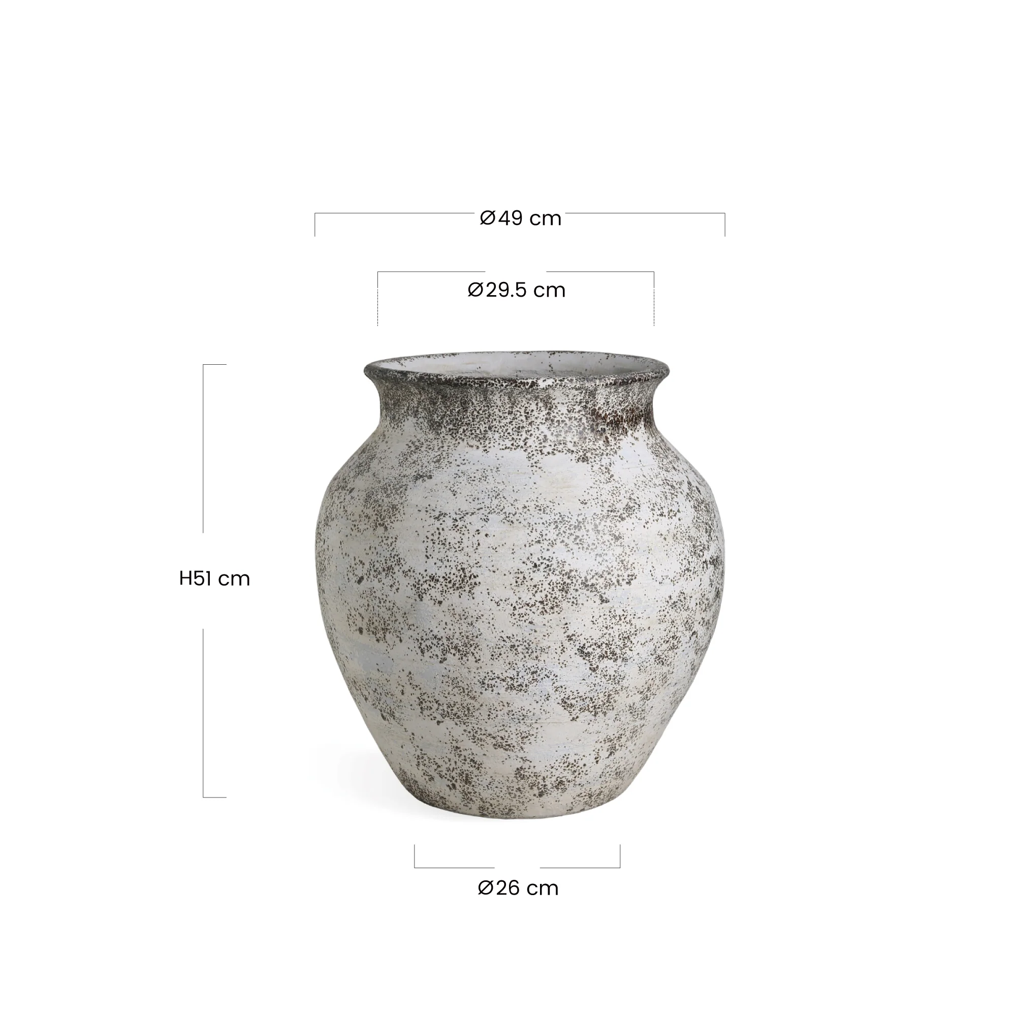 Cache-Pot Antica col évasé 51 cm - Image 6