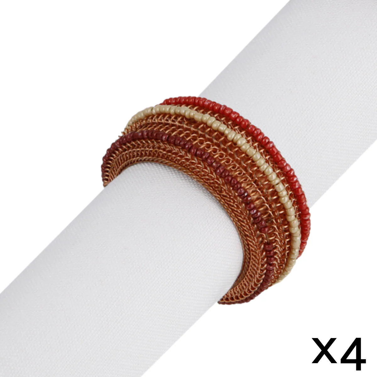 Ronds de Serviette Fancy en Perles - Image 3
