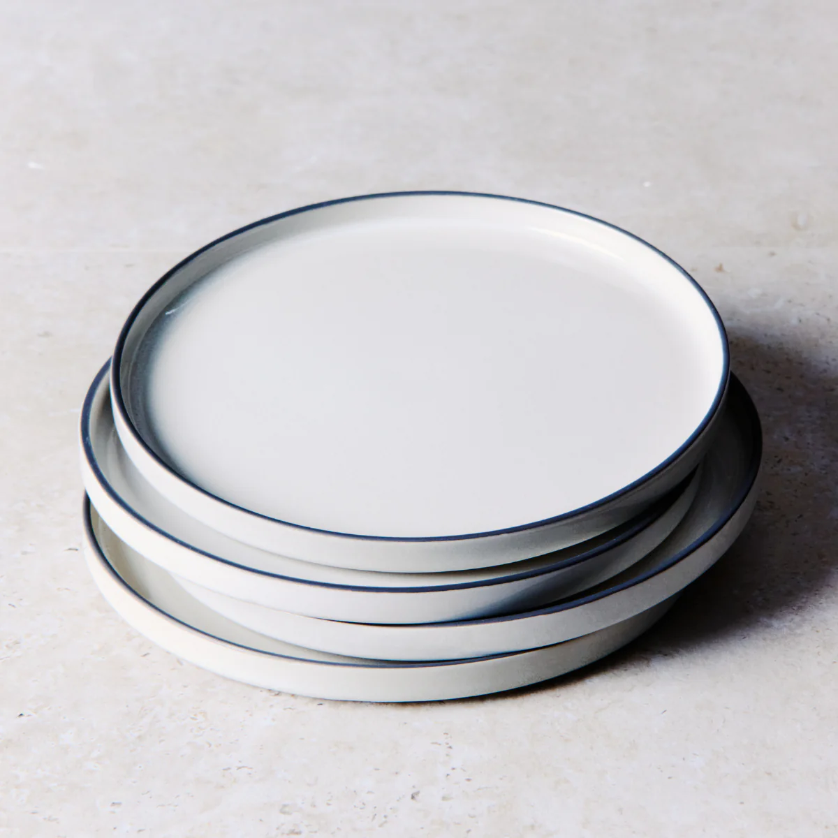 Service 4 assiettes plates Creamy - Image 2