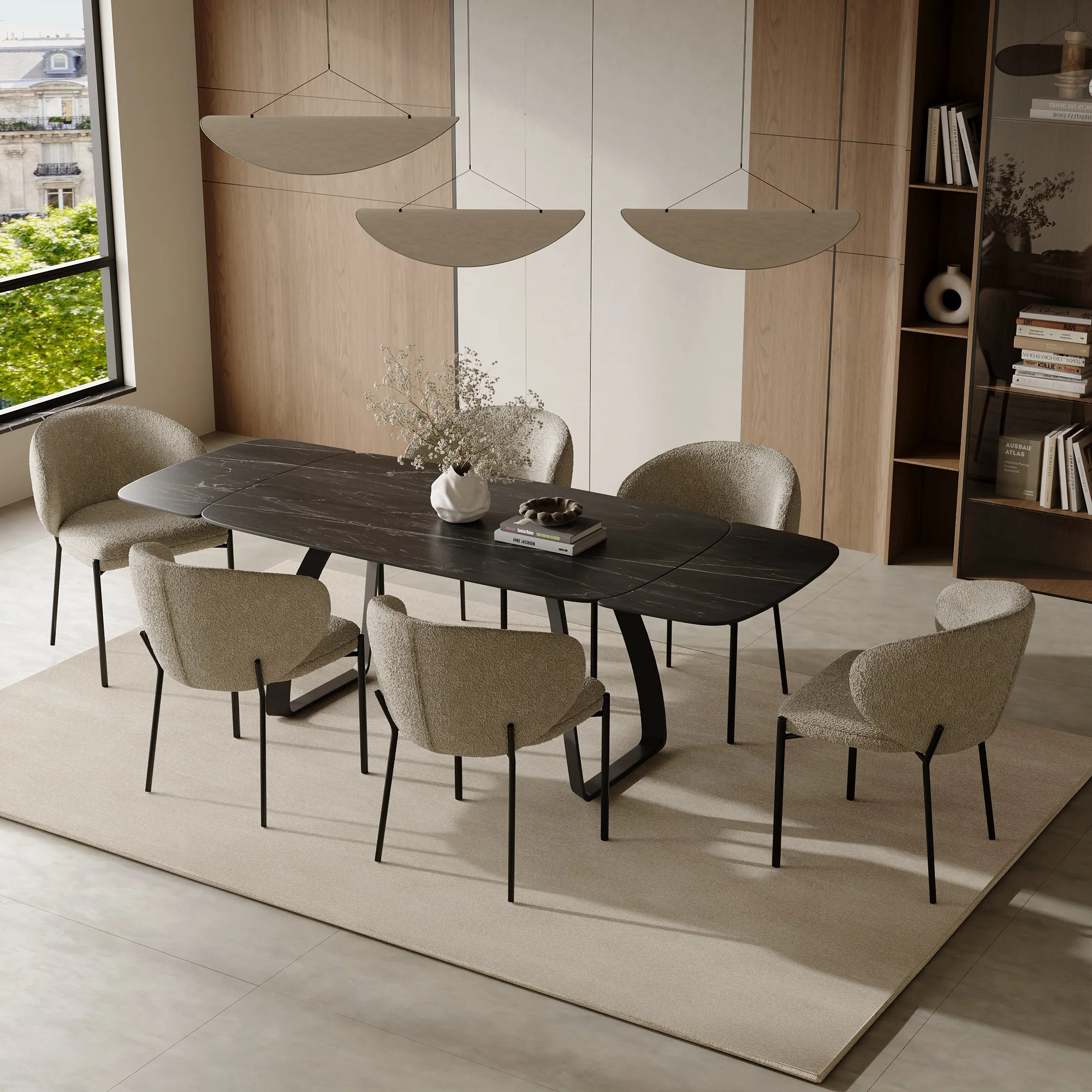 Table à manger extensible Dahlia - Image 3