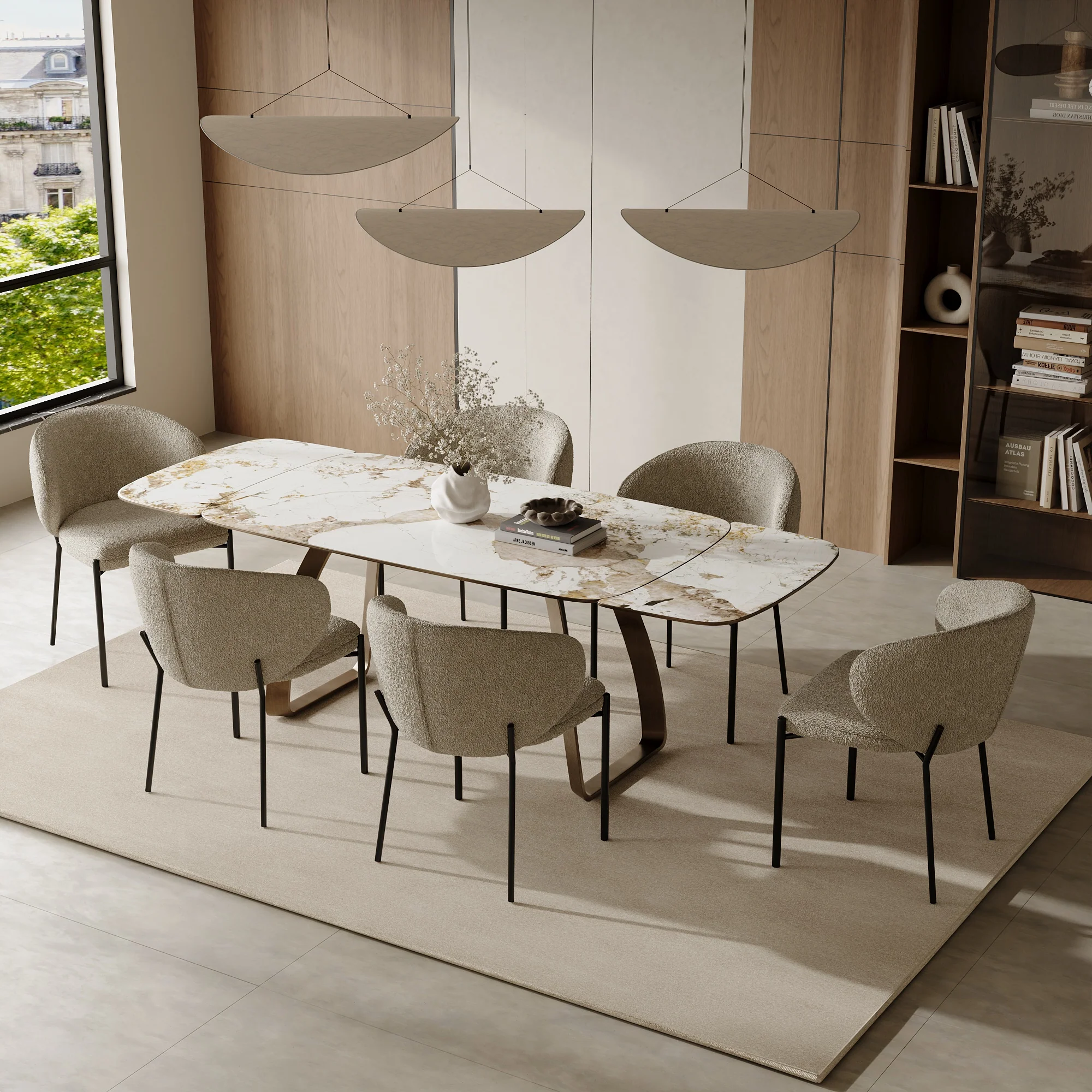 Table à manger extensible Dahlia - Image 3