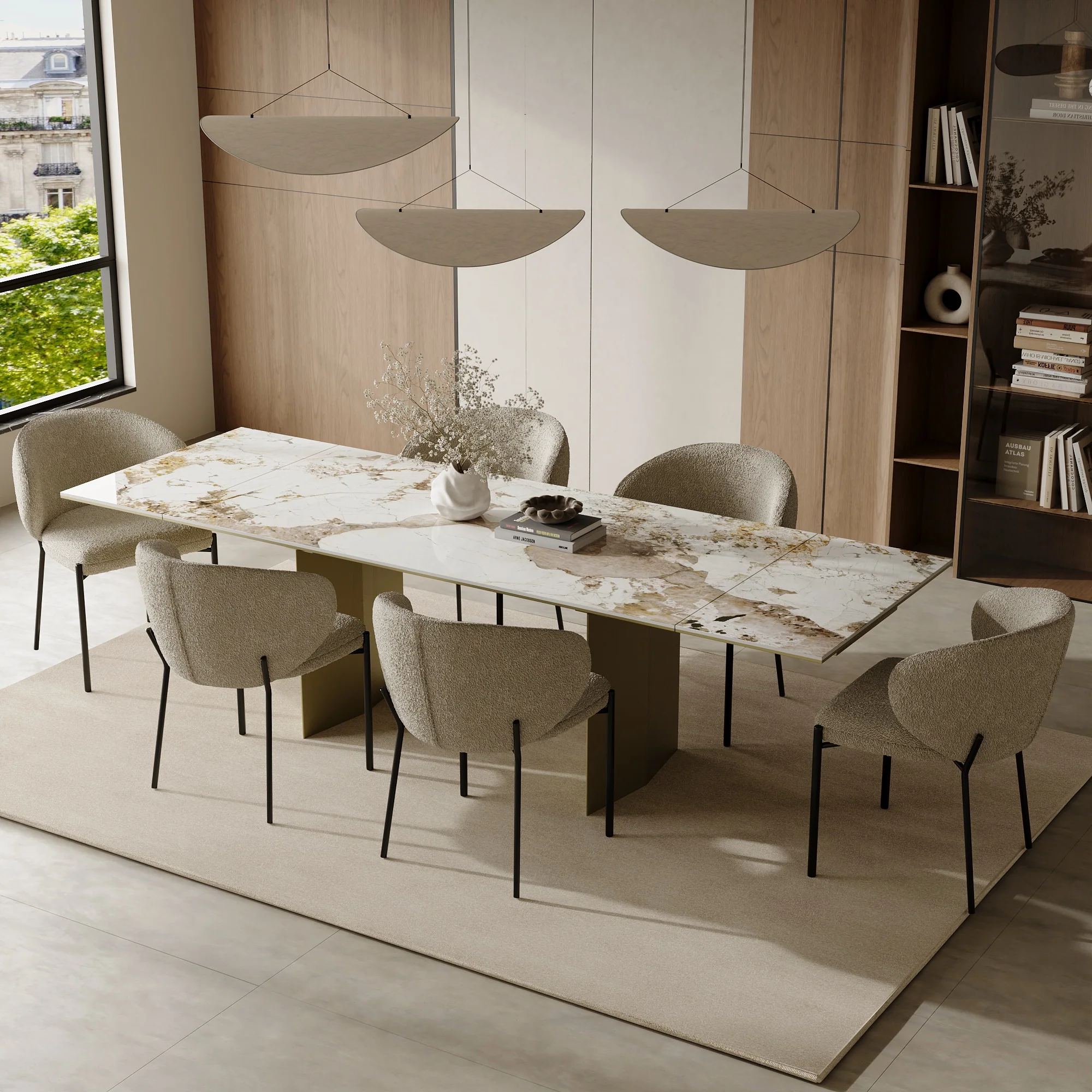 Table à manger extensible Rose - Image 11
