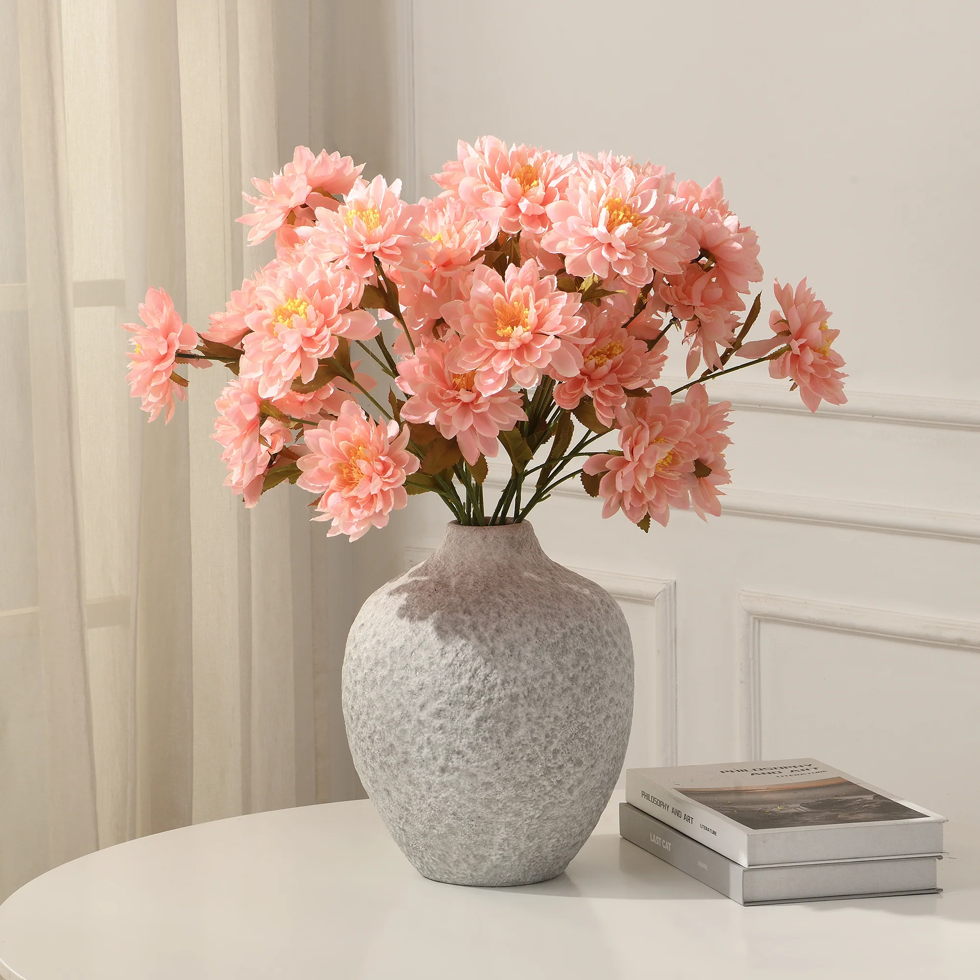 Tige de Dahlia 3 fleurs 63 cm - Image 5