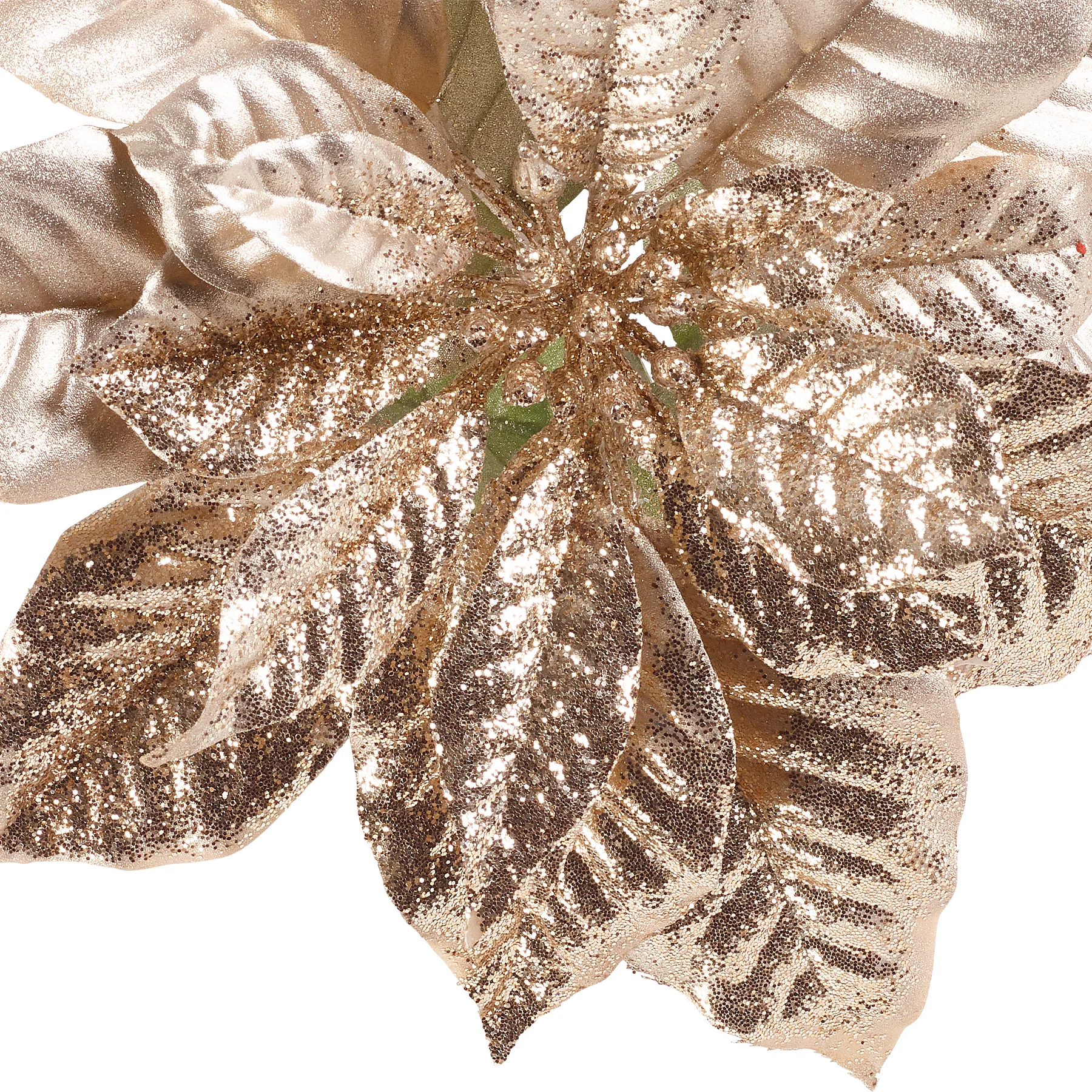 Tige de Poinsettia Pailletée - Image 3