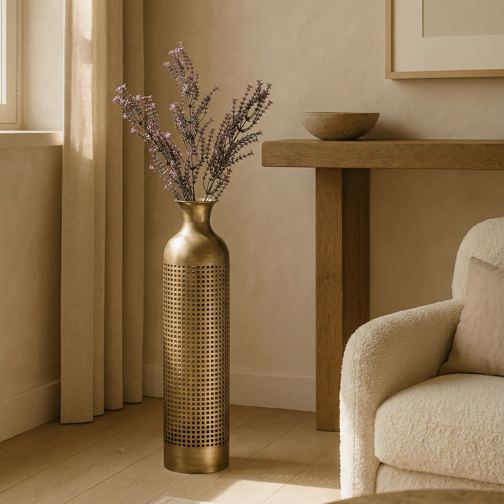 Vase en métal Maze 80cm - Image 2