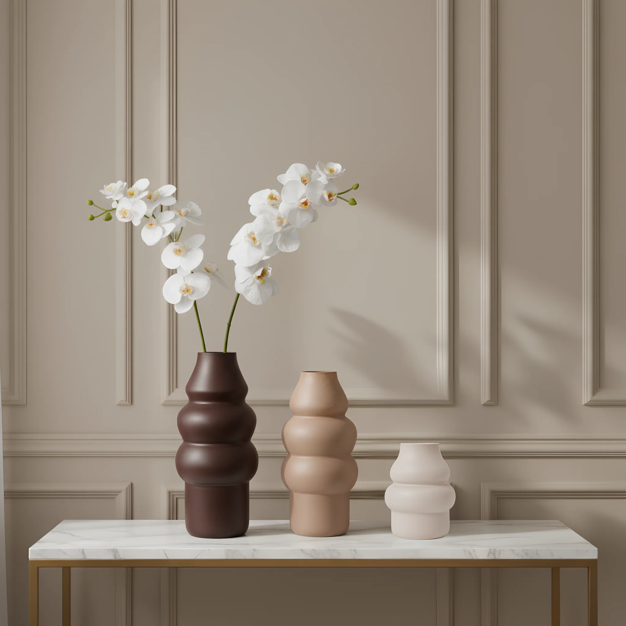 Vase en verre Chrysalide 31 cm - Image 3