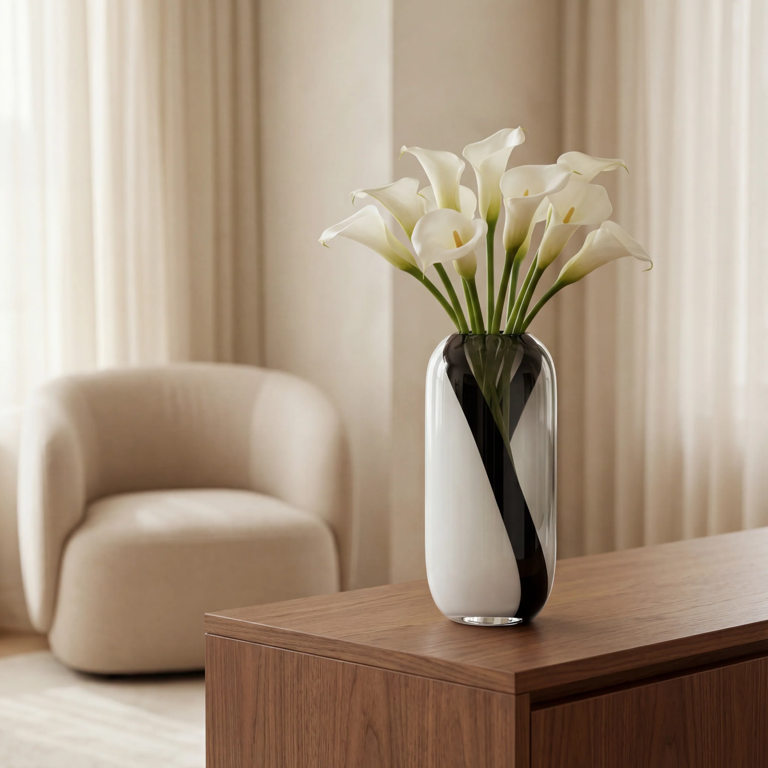 Vase en verre soufflé Alaska 37 cm - Image 2