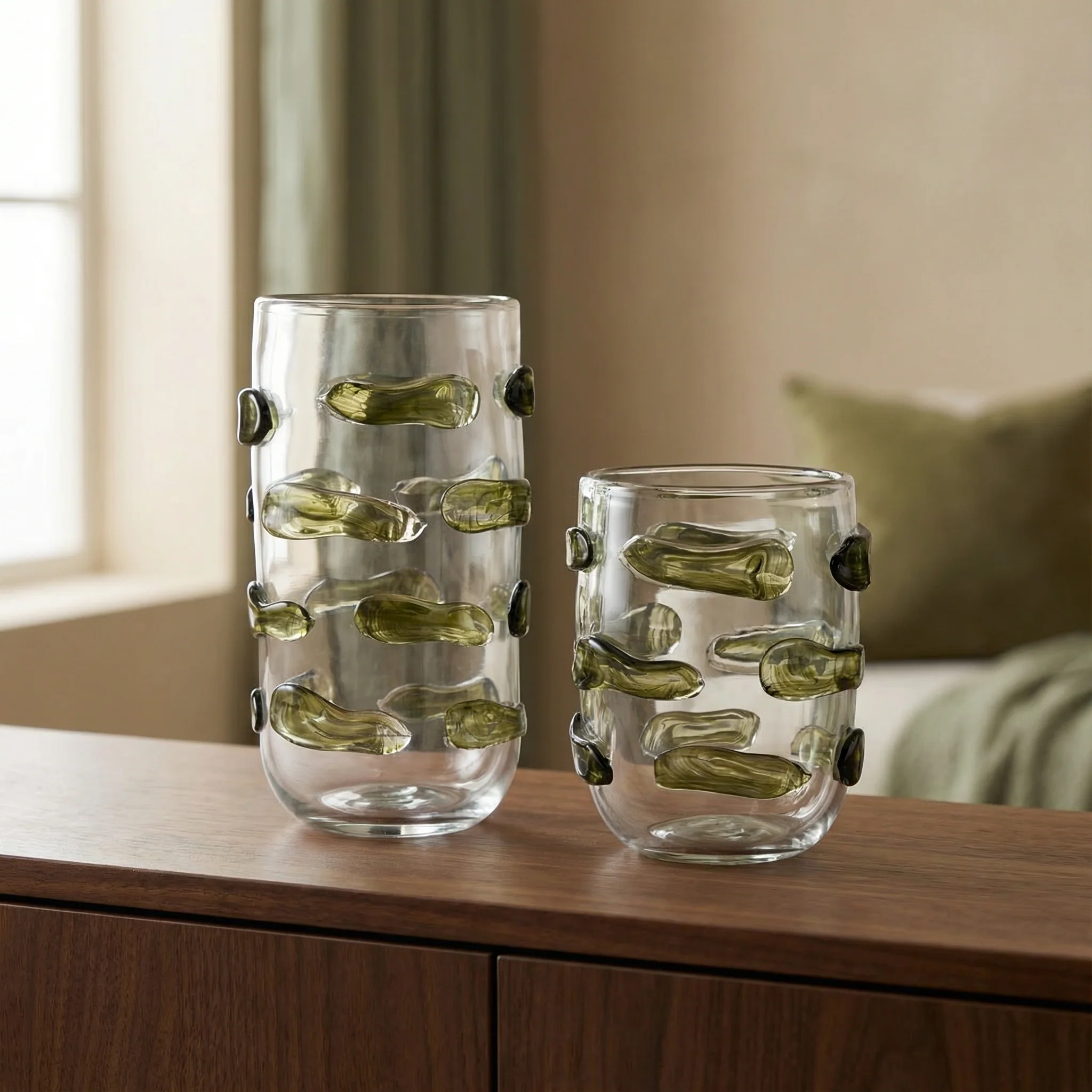 Vase en verre soufflé Vertone 28 cm - Image 3