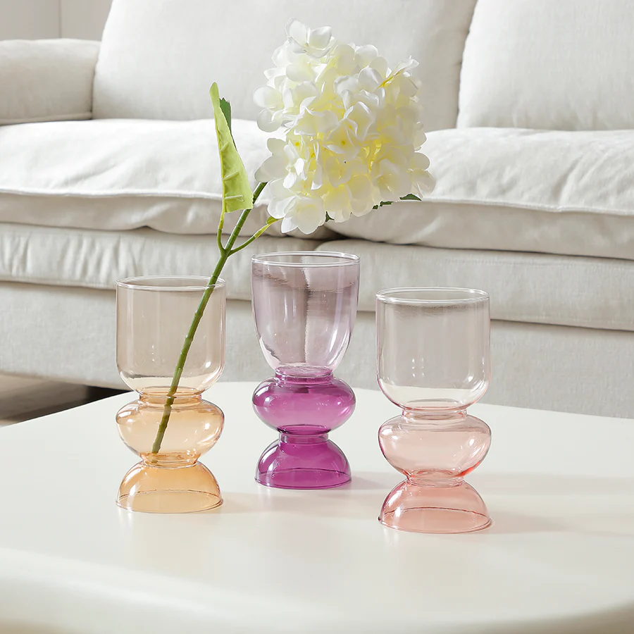 Vase en verre Sunrise 20 cm - Image 6