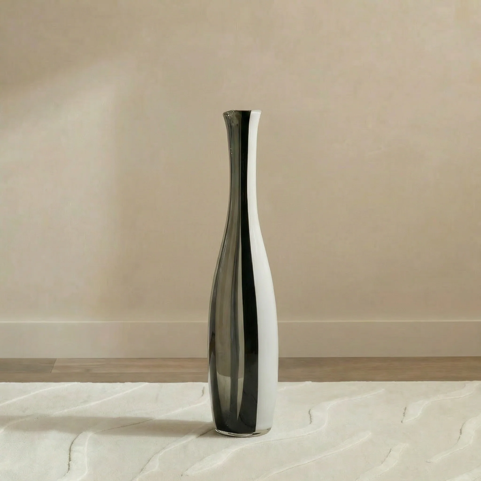 Vase fin en verre soufflé Alaska 53 cm - Image 2