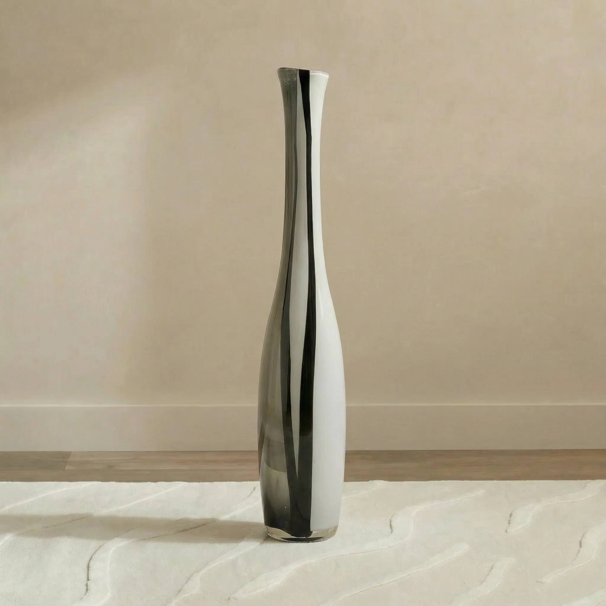 Vase fin en verre soufflé Alaska 64 cm - Image 2