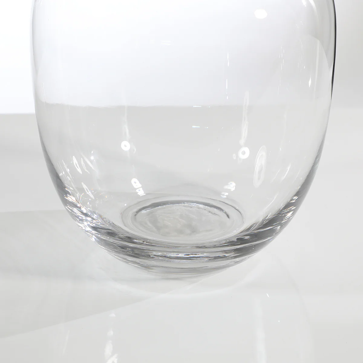 Vase transparent Arrondi avec un col large - Image 5